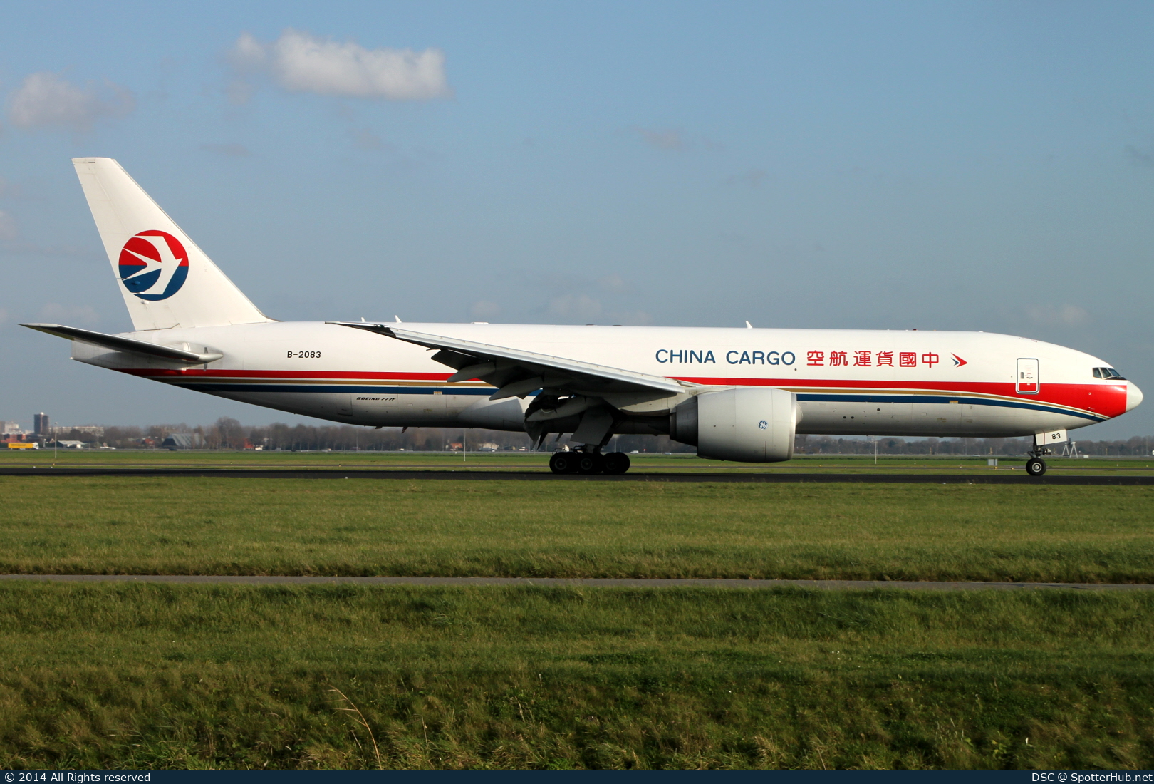 Photo of B-2083 - Boeing 777-F6N operated by China Cargo Airlines
