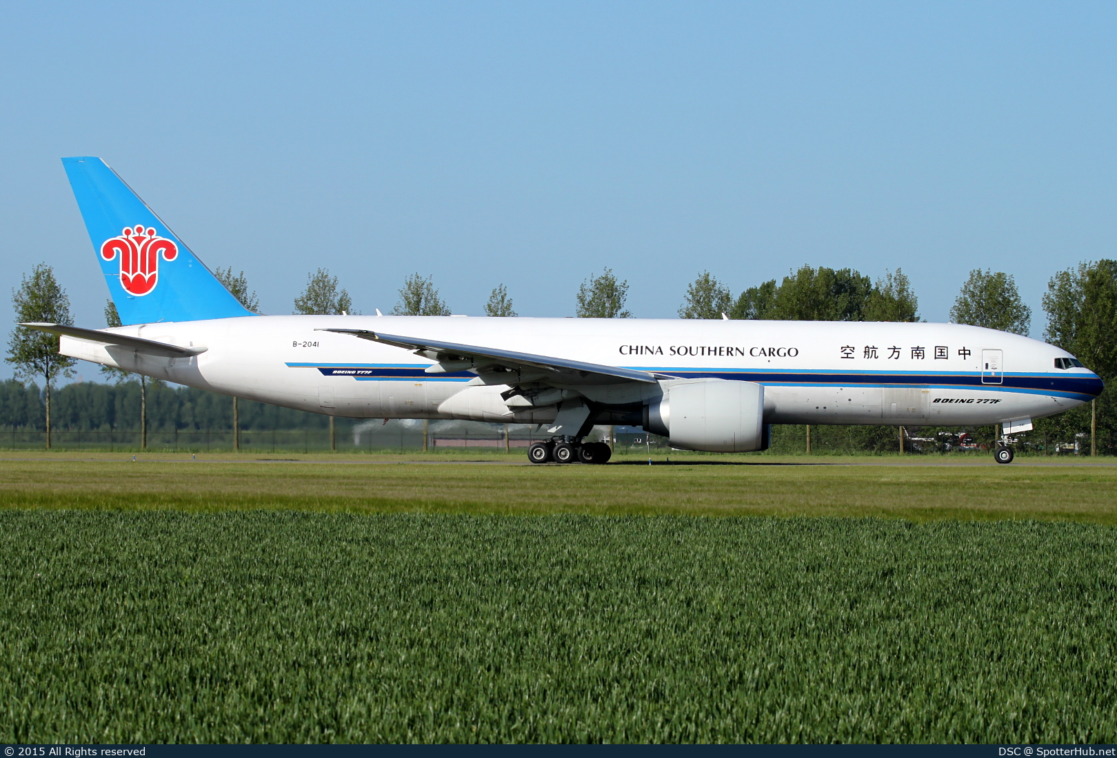 Photo of B-2041 - Boeing 777-F1B operated by China Southern Cargo