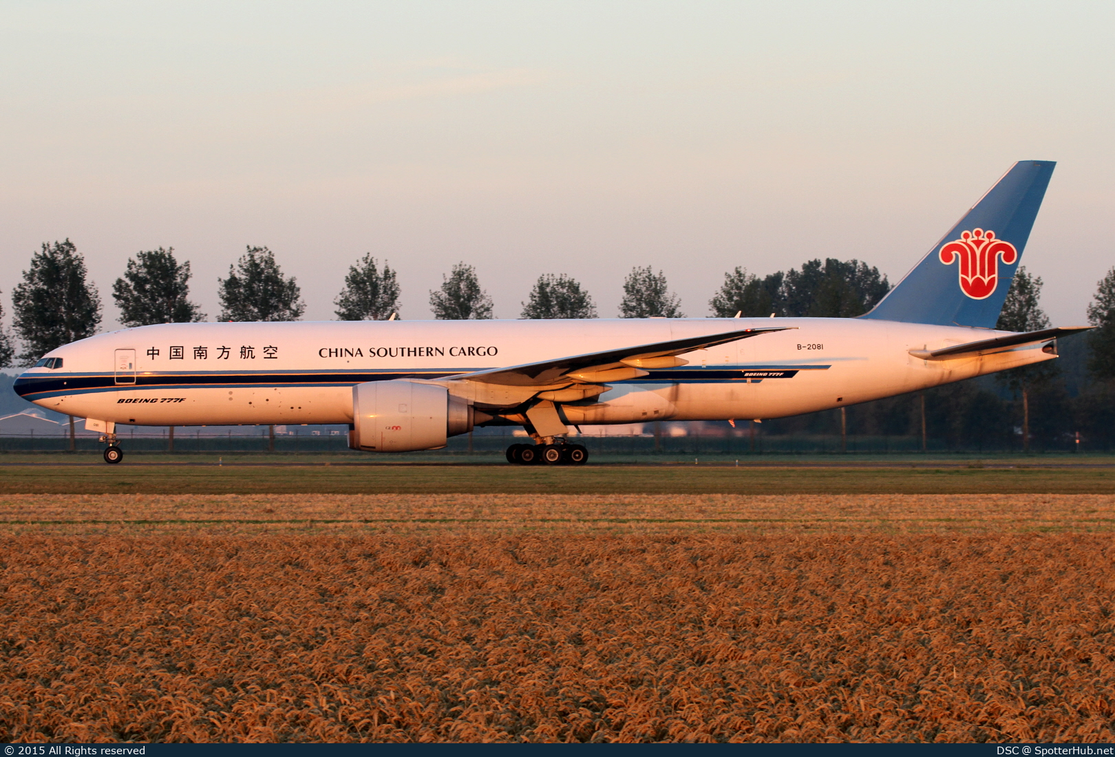 Photo of B-2081 - Boeing 777-F1B operated by China Southern Cargo