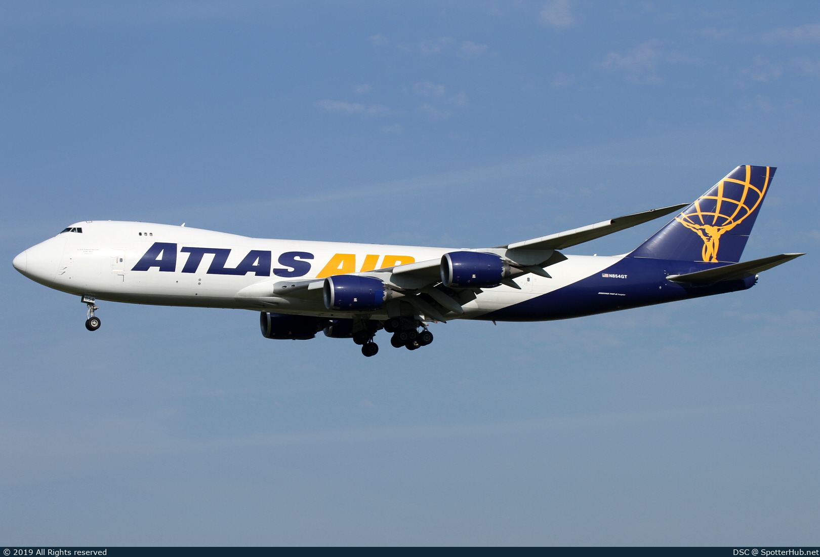 Photo of N854GT - Boeing 747-87UF operated by Atlas Air
