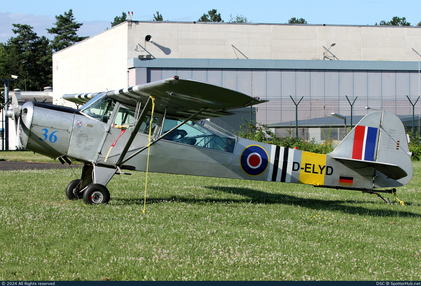 Photo of D-ELYD - Taylorcraft Auster V operated by Private