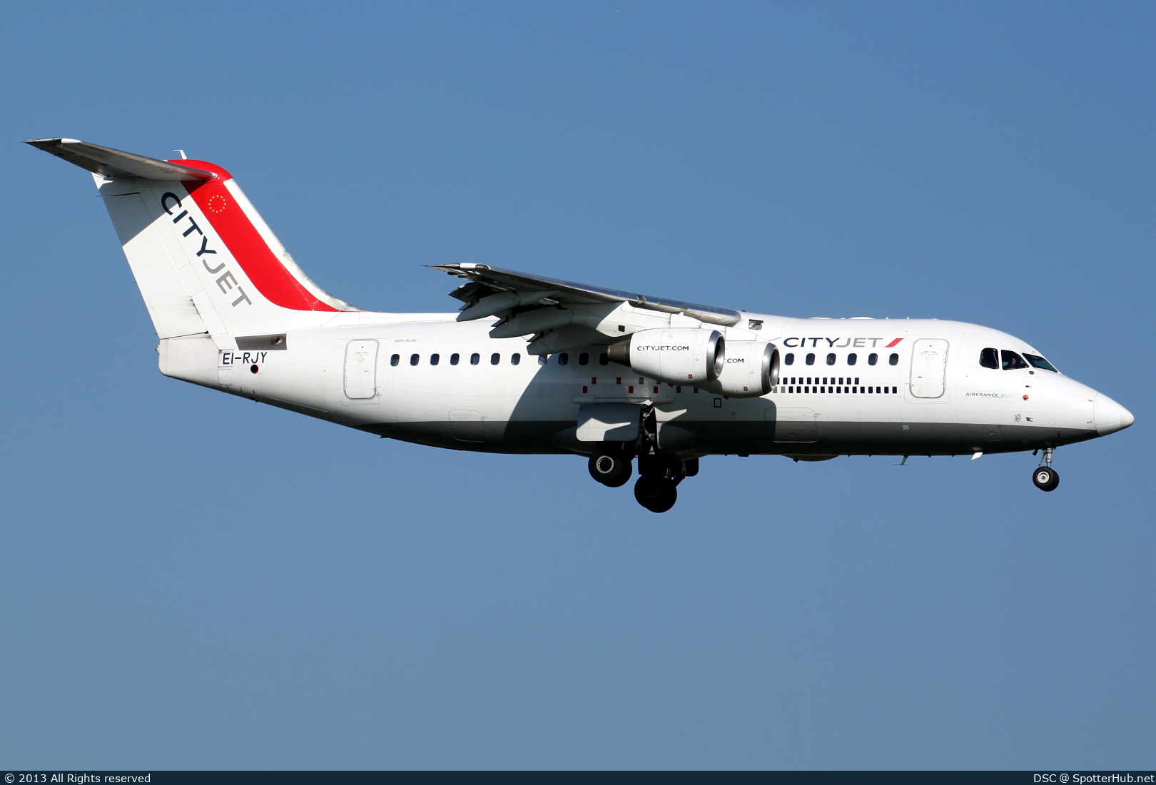 Photo of EI-RJY - British Aerospace Avro RJ85 operated by CityJet