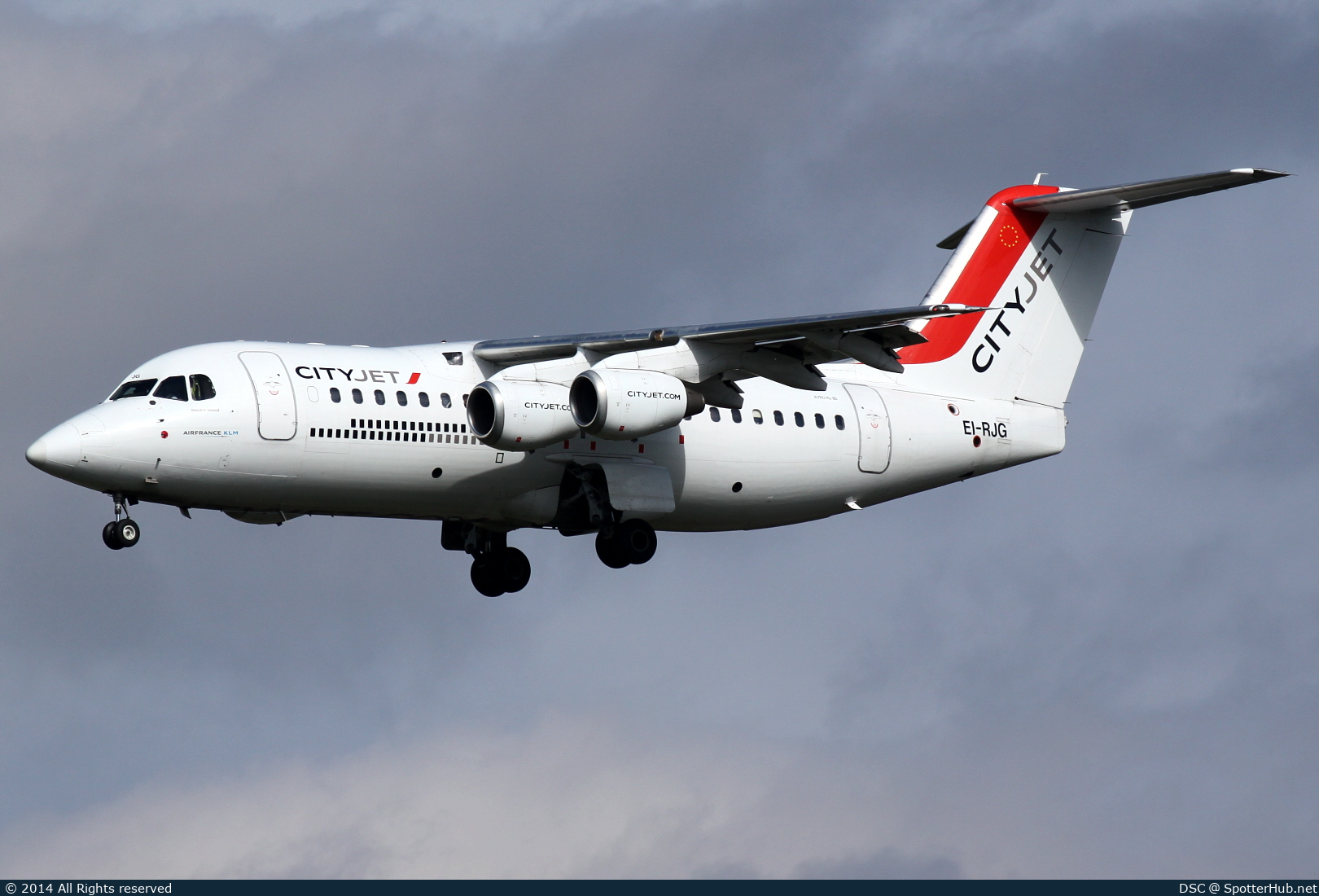 Photo of EI-RJG - British Aerospace Avro RJ85 operated by CityJet