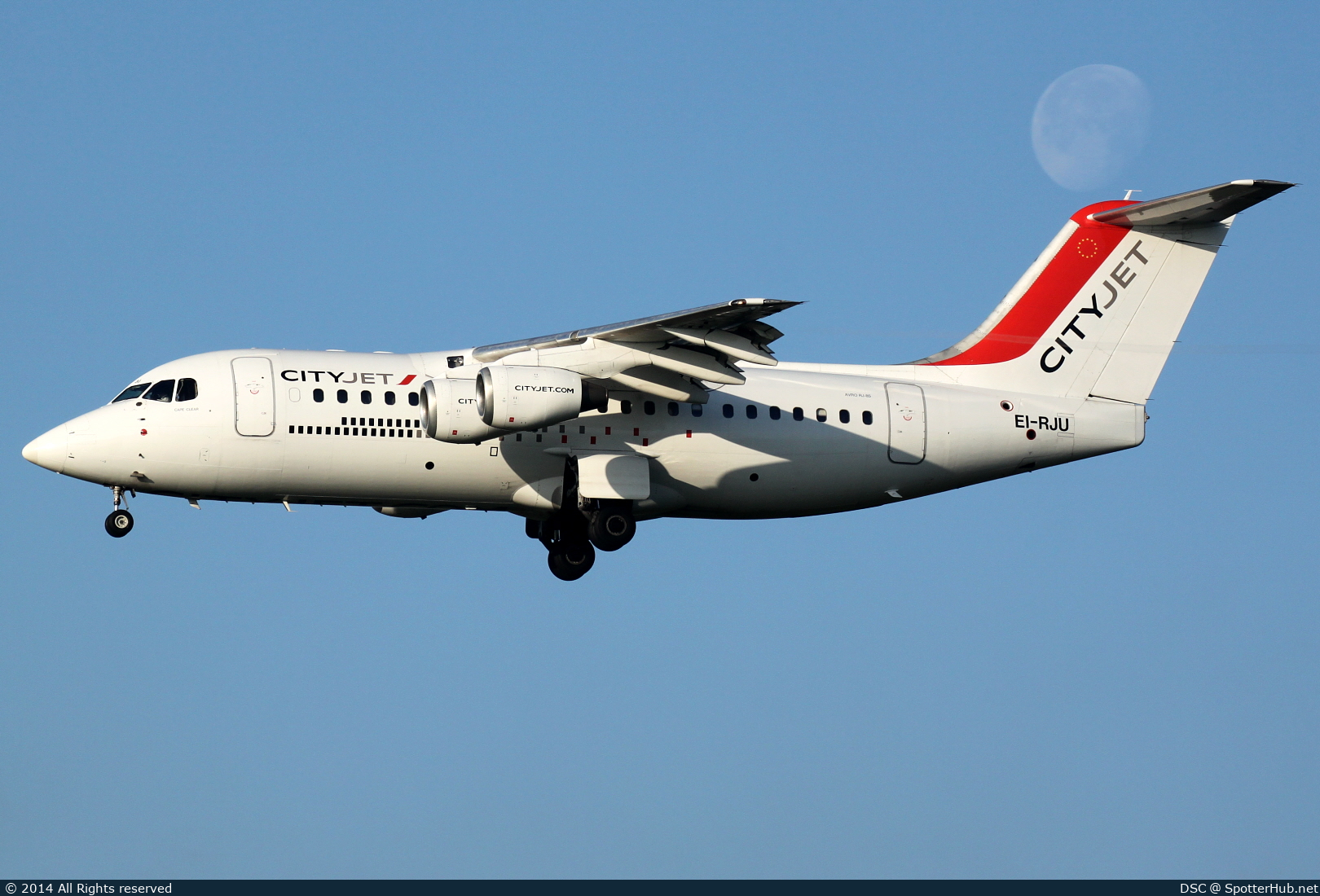 Photo of EI-RJU - British Aerospace Avro RJ85 operated by CityJet