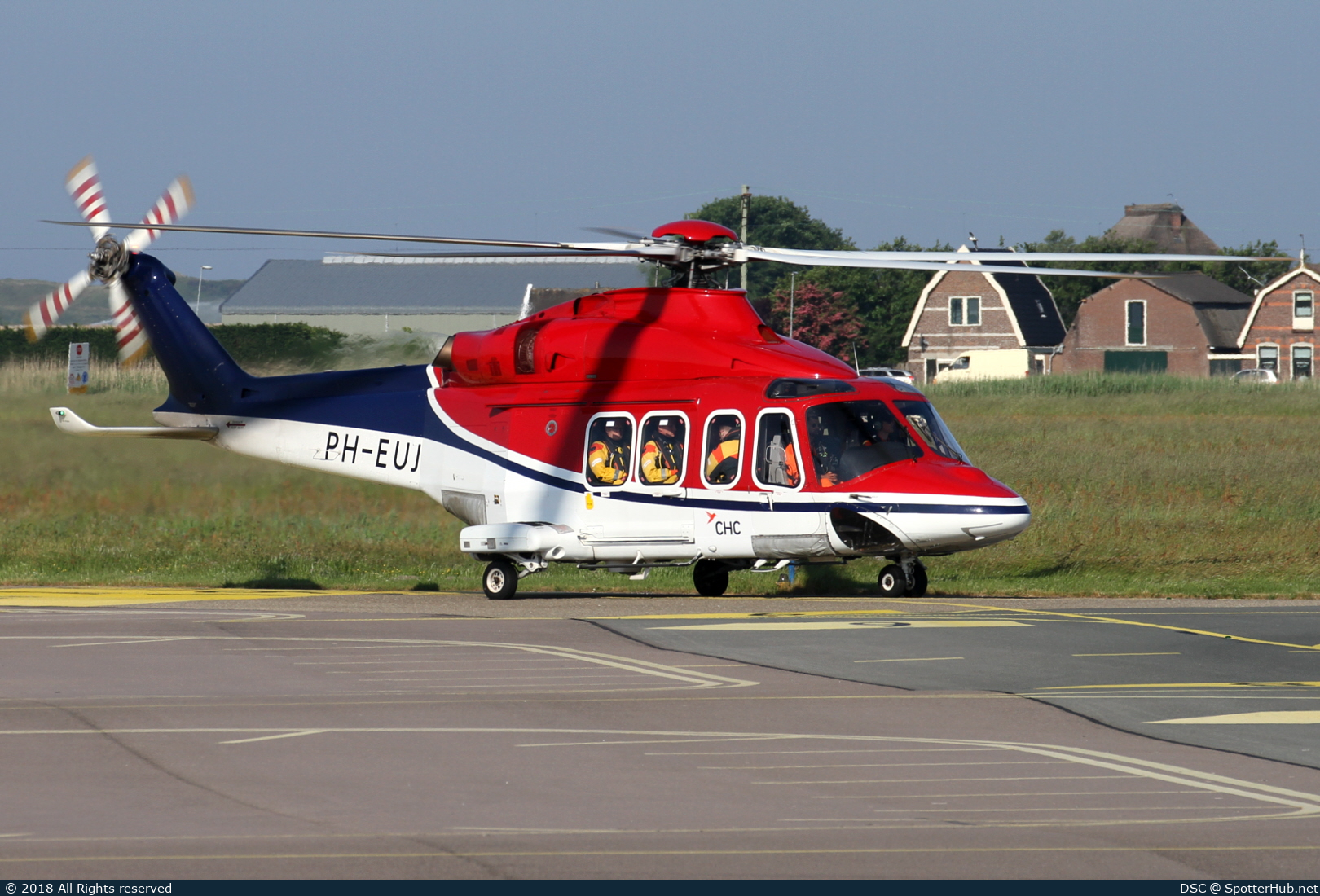 Photo of PH-EUJ - AgustaWestland AW139 operated by CHC Helicopter Netherlands