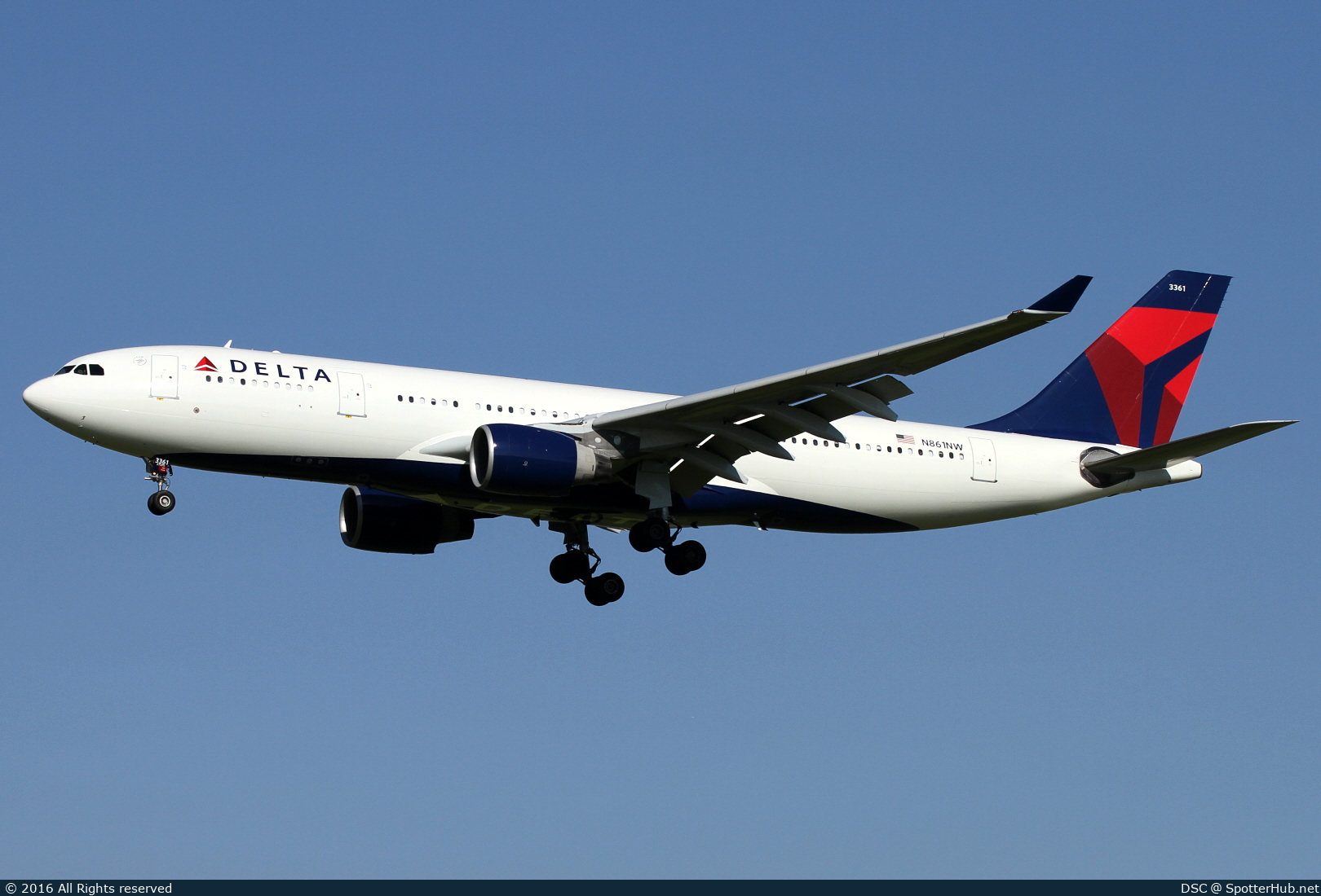 Photo of N861NW - Airbus A330-223 operated by Delta Air Lines