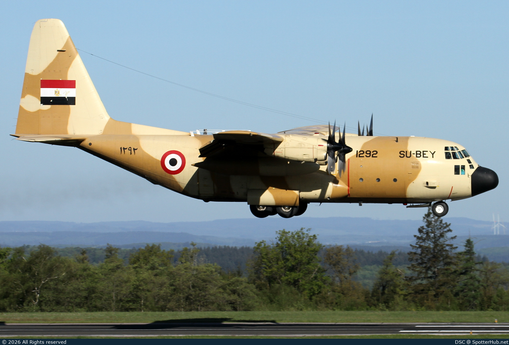 Photo of SU-BEY - Lockheed C-130H Hercules operated by Egyptian Air Force