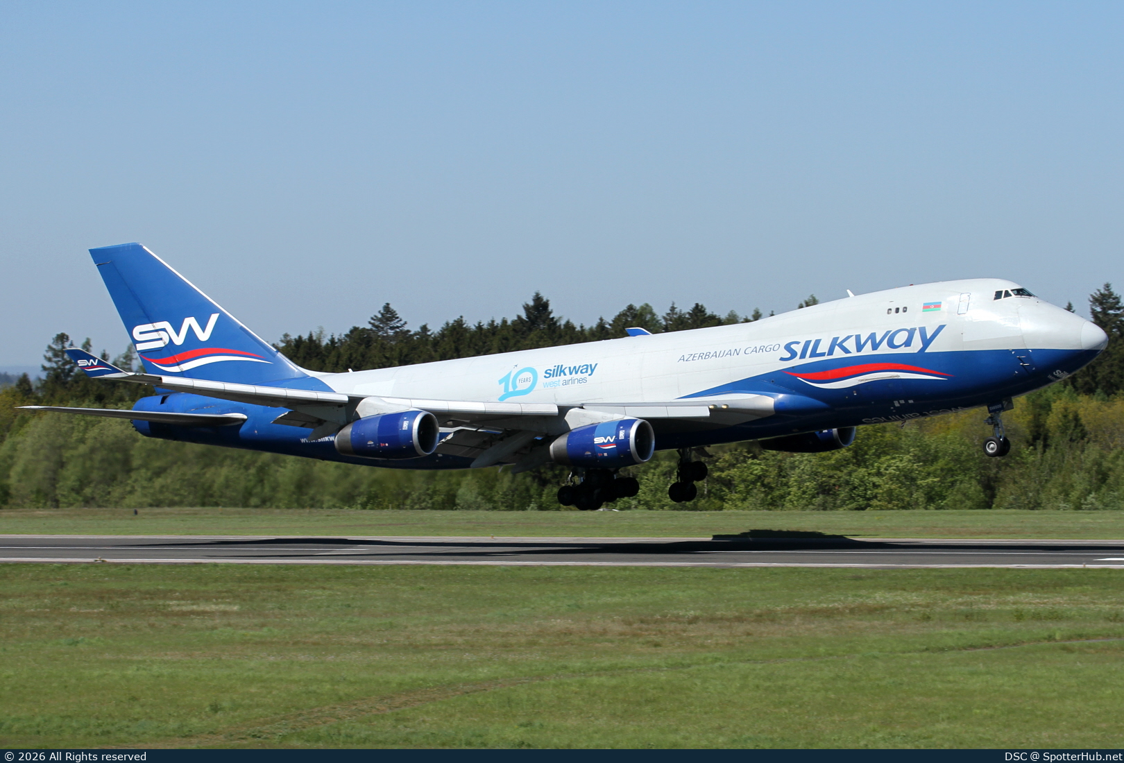 Photo of 4K-SW800 - Boeing 747-4R7F operated by Silk Way West Airlines