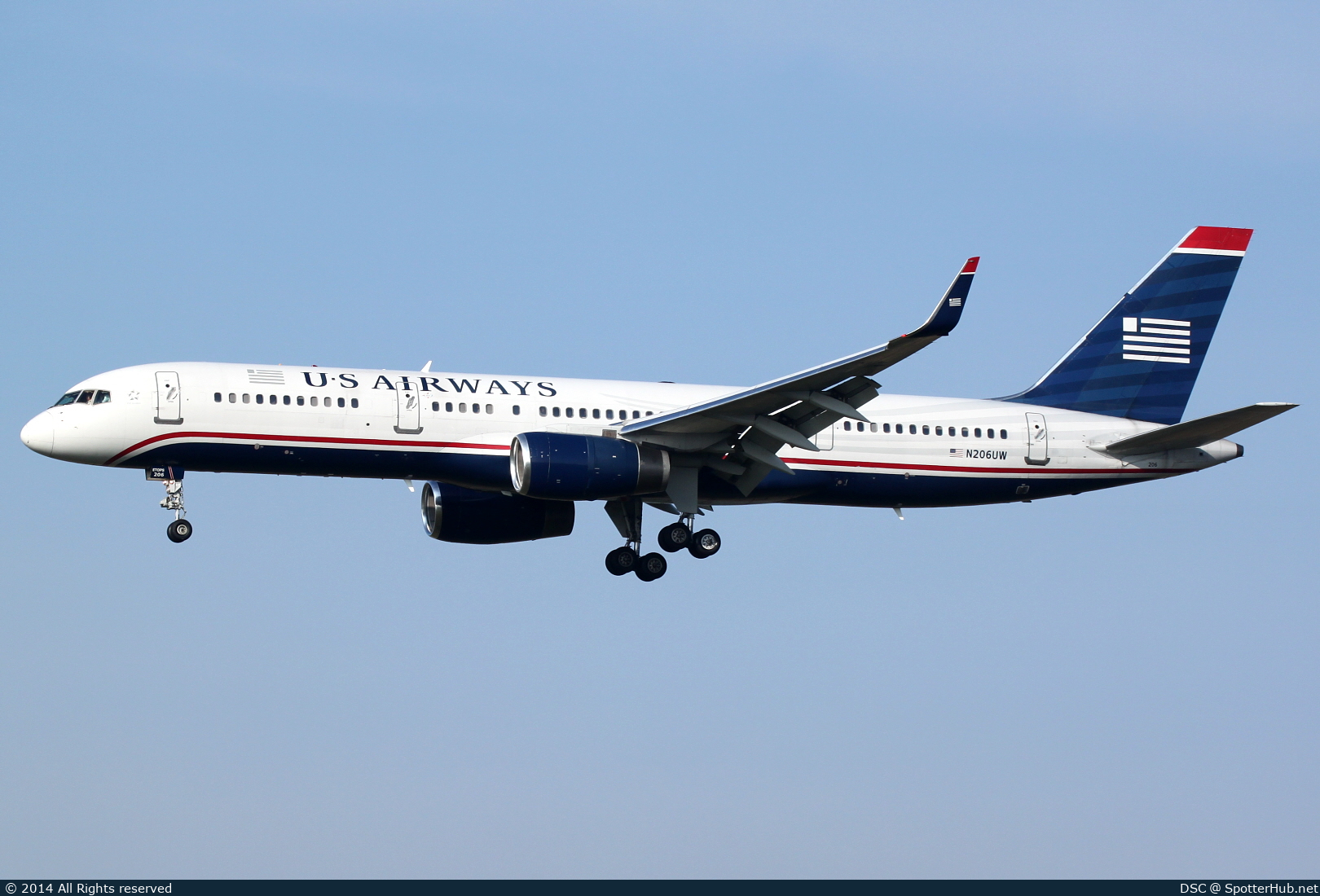 Photo of N206UW - Boeing 757-2B7 operated by US Airways