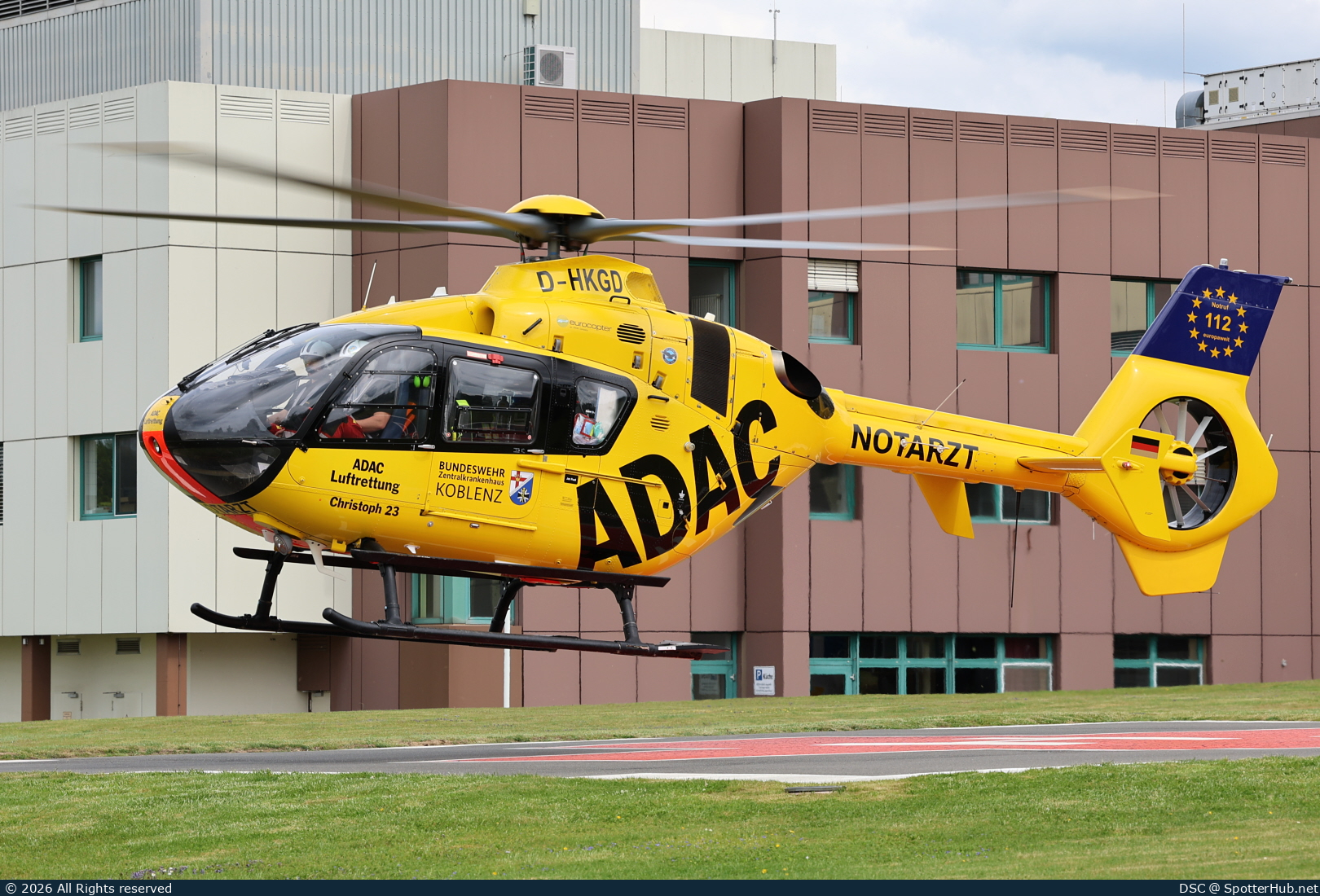 Photo of D-HKGD - Eurocopter EC135 P2+ operated by ADAC Luftrettung