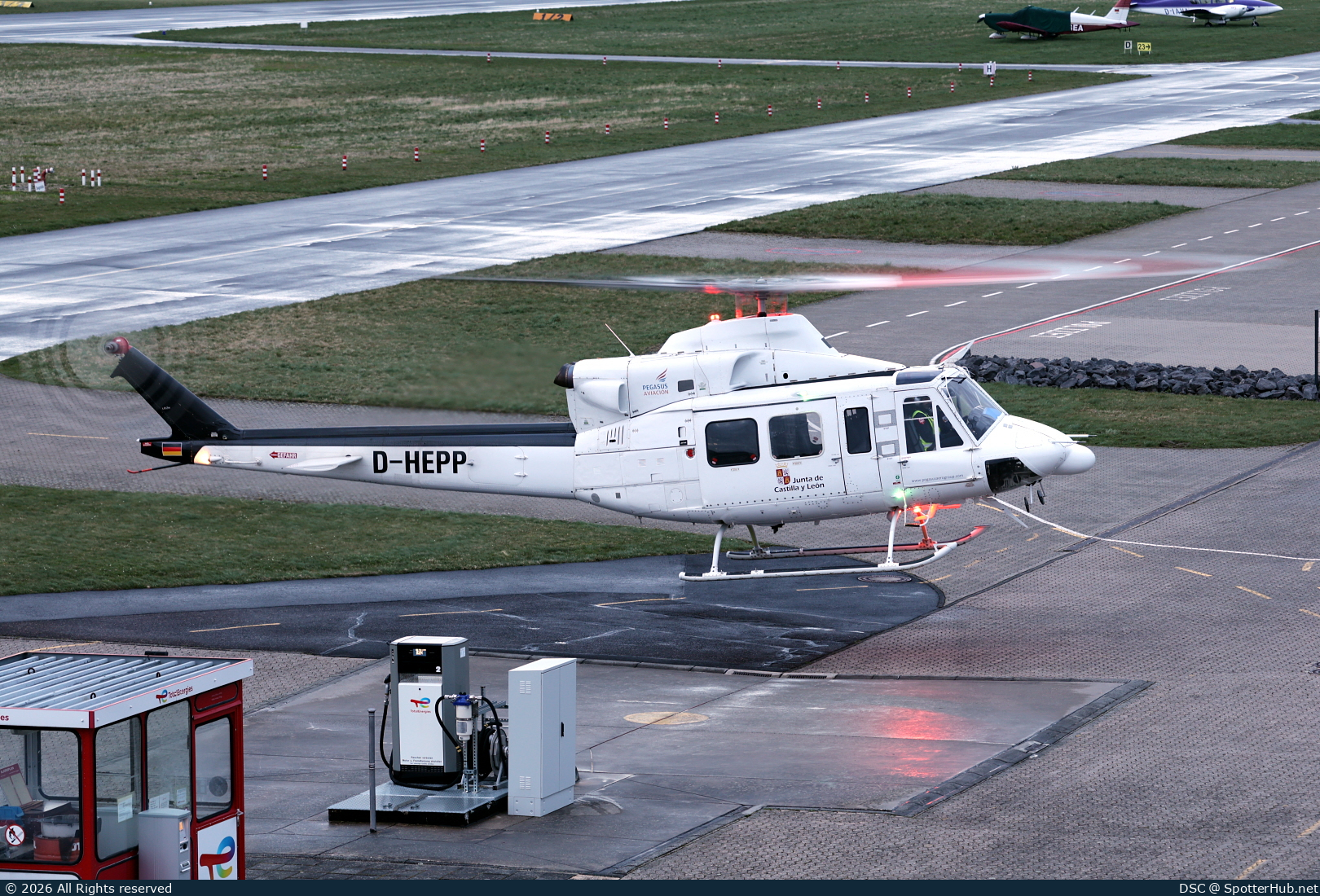 Photo of D-HEPP - Bell 412SP operated by Pegasus Aviación