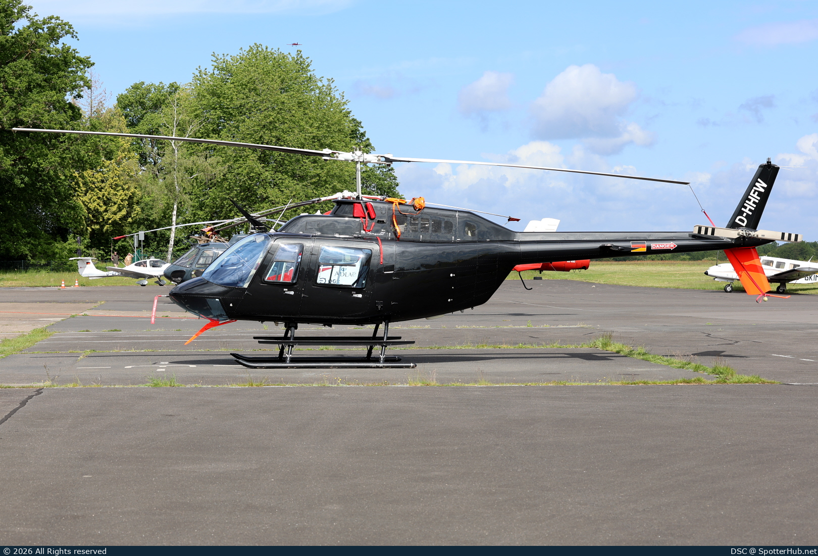 Photo of D-HHFW - Bell 206B JetRanger III operated by Air Lloyd