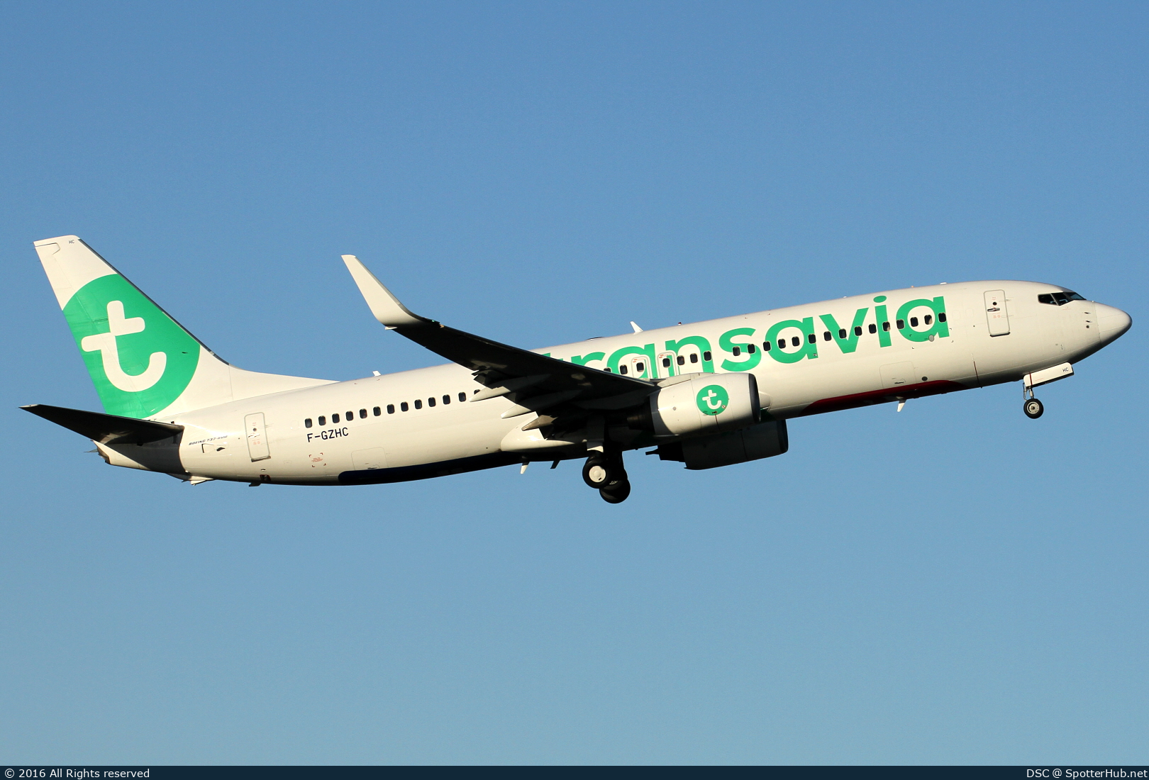 Photo of F-GZHC - Boeing 737-8K2 operated by Transavia France