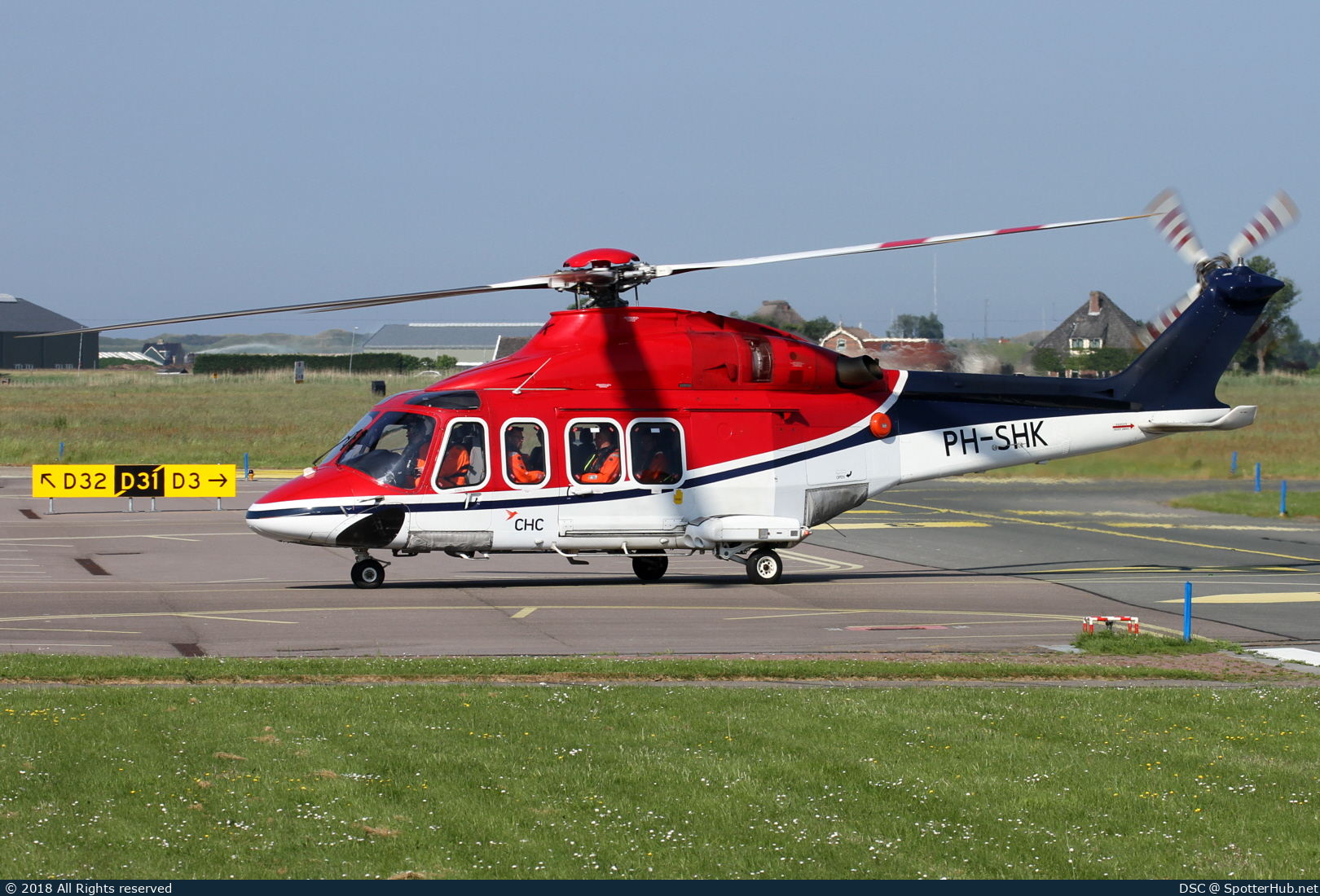 Photo of PH-SHK - Agusta-Bell AB139 operated by CHC Helicopter Netherlands
