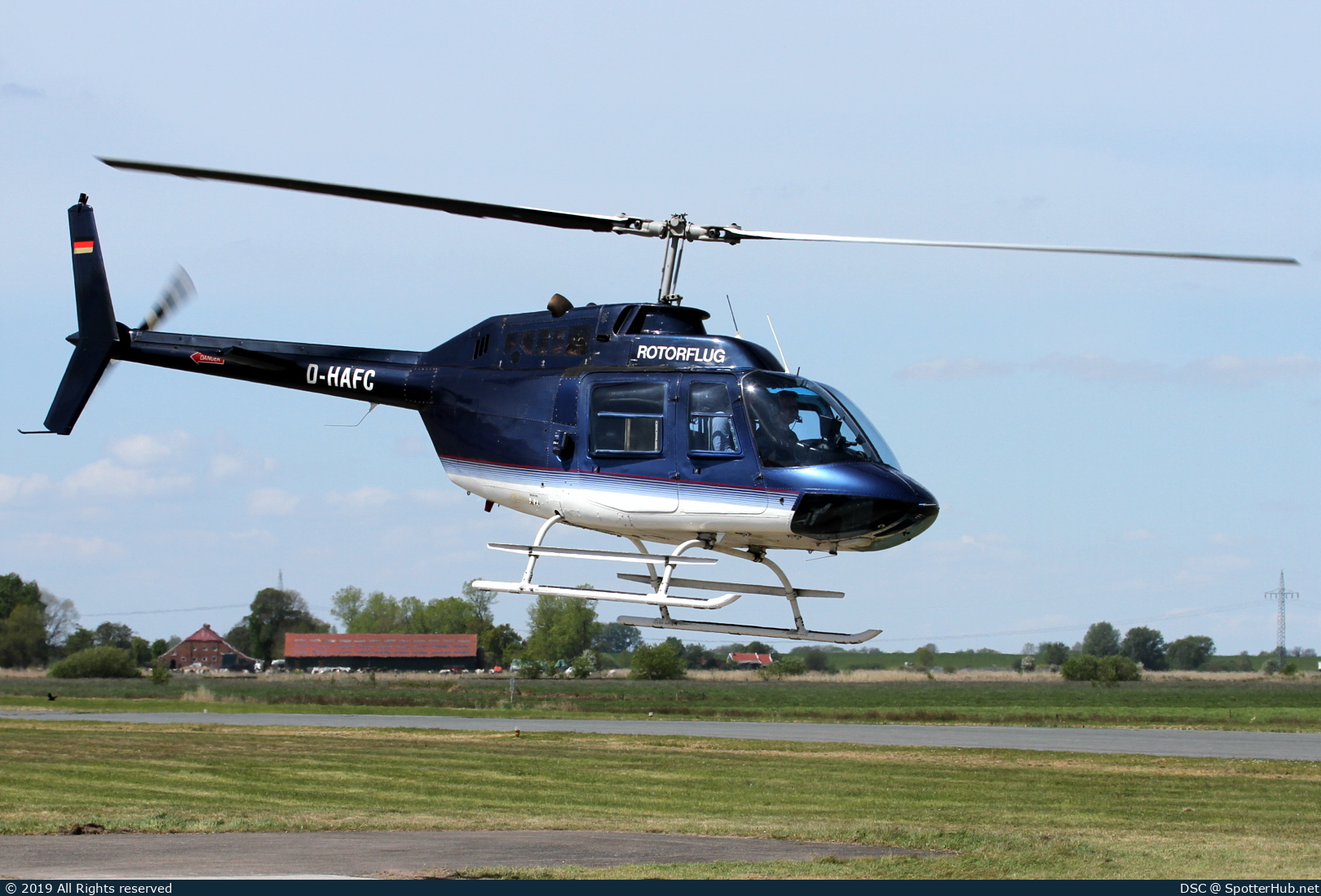 Photo of D-HAFC - Agusta-Bell AB-206B JetRanger II operated by Rotorflug