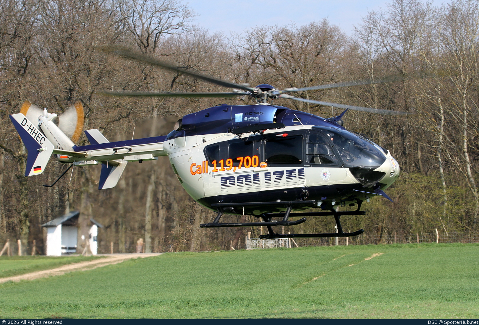 Photo of D-HHEC - Eurocopter EC145 operated by German Police - Polizeifliegerstaffel Hessen