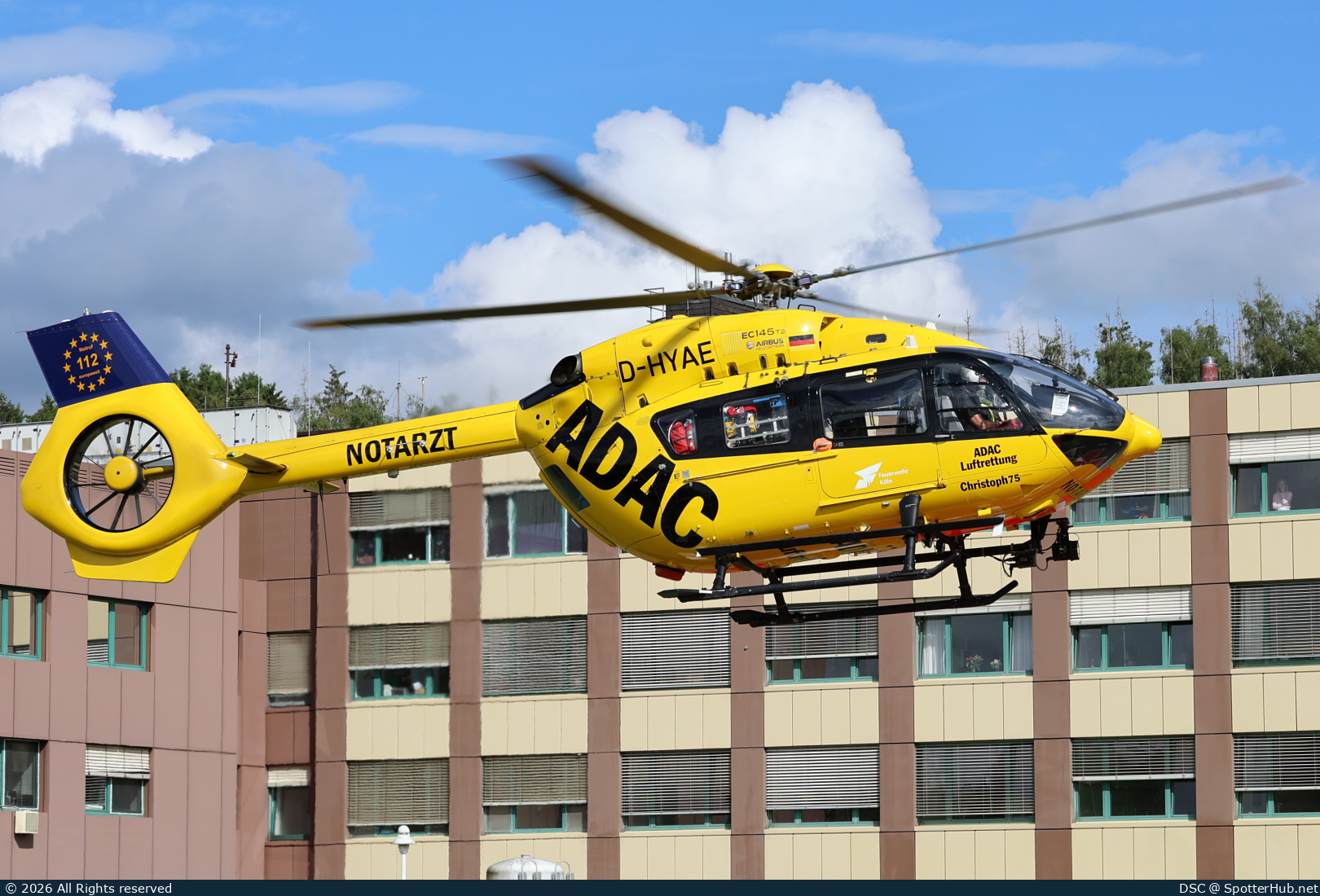 Photo of D-HYAE - Airbus Helicopters H145 operated by ADAC Luftrettung