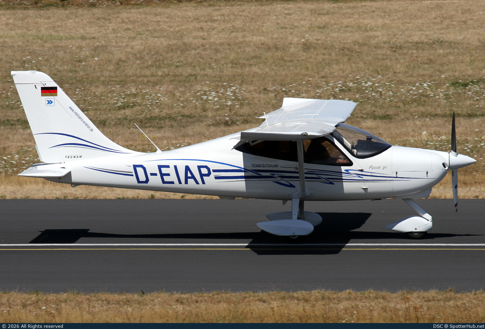Photo of D-EIAP - Tecnam P2008JC operated by Fränkische Fliegerschule Feuerstein
