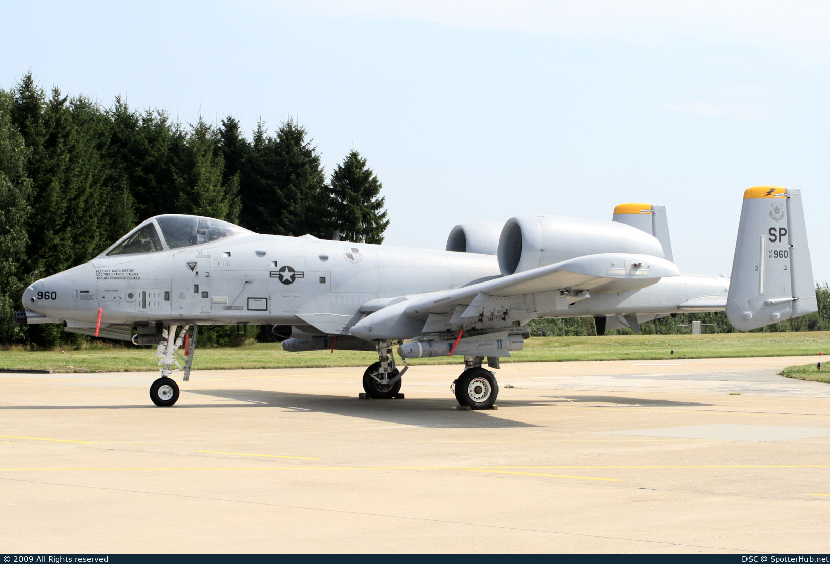 Photo of 81-0960 - Fairchild A-10A Thunderbolt II