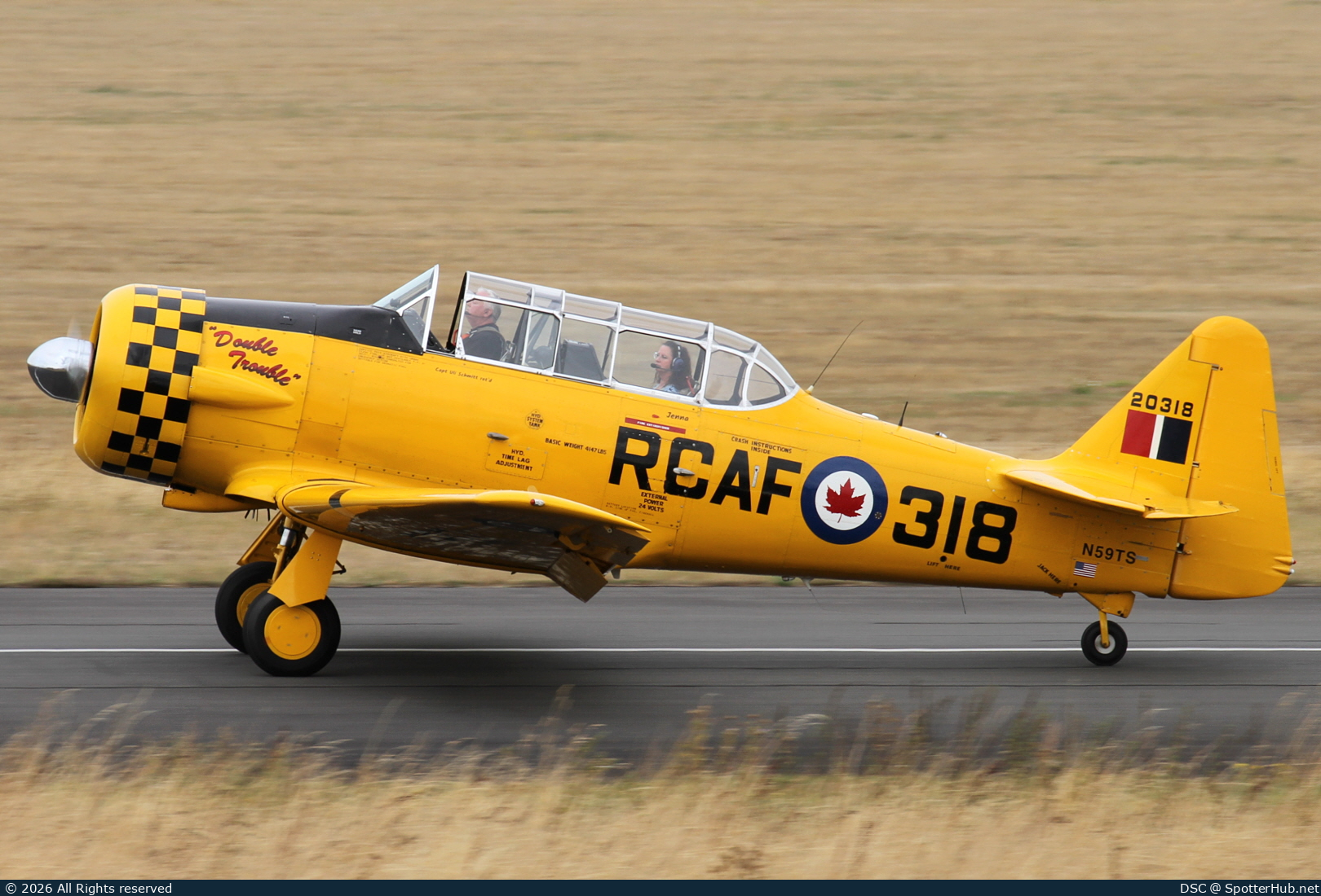 Photo of N59TS - Canadian Car and Foundry Harvard Mk.IV [North American T-6] operated by Private