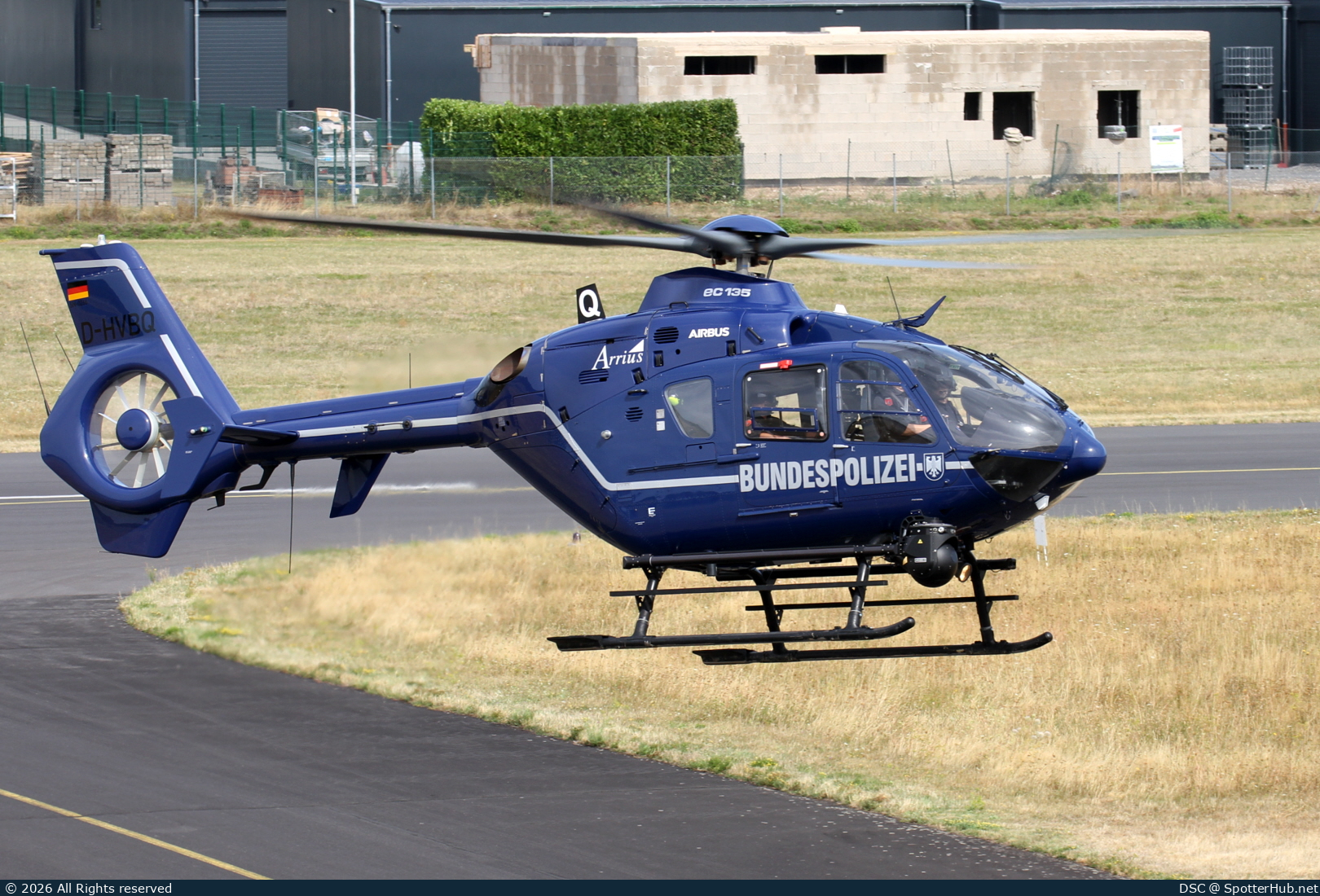 Photo of D-HVBQ - Eurocopter EC135 T2+ operated by German Police - Bundespolizei