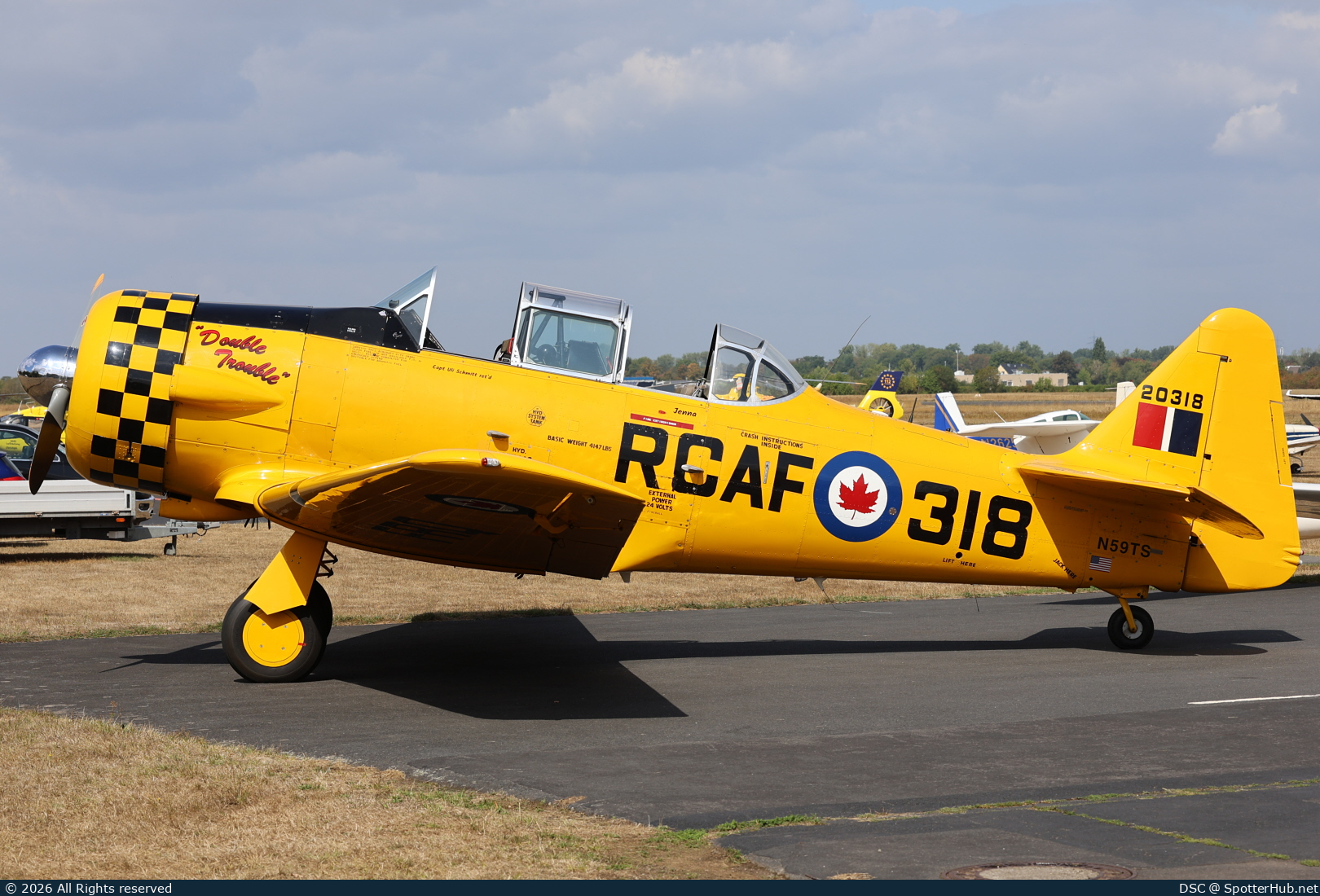 Photo of N59TS - Canadian Car and Foundry Harvard Mk.IV [North American T-6] operated by Private