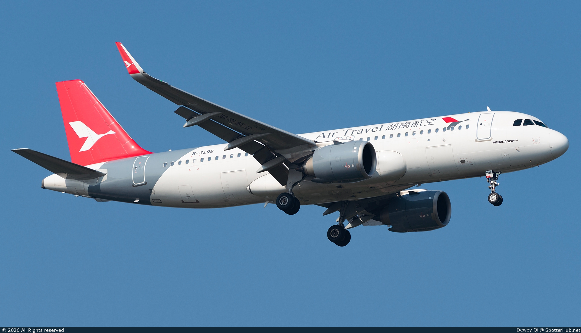 Photo of B-32Q6 - Airbus A320-251N operated by Air Travel
