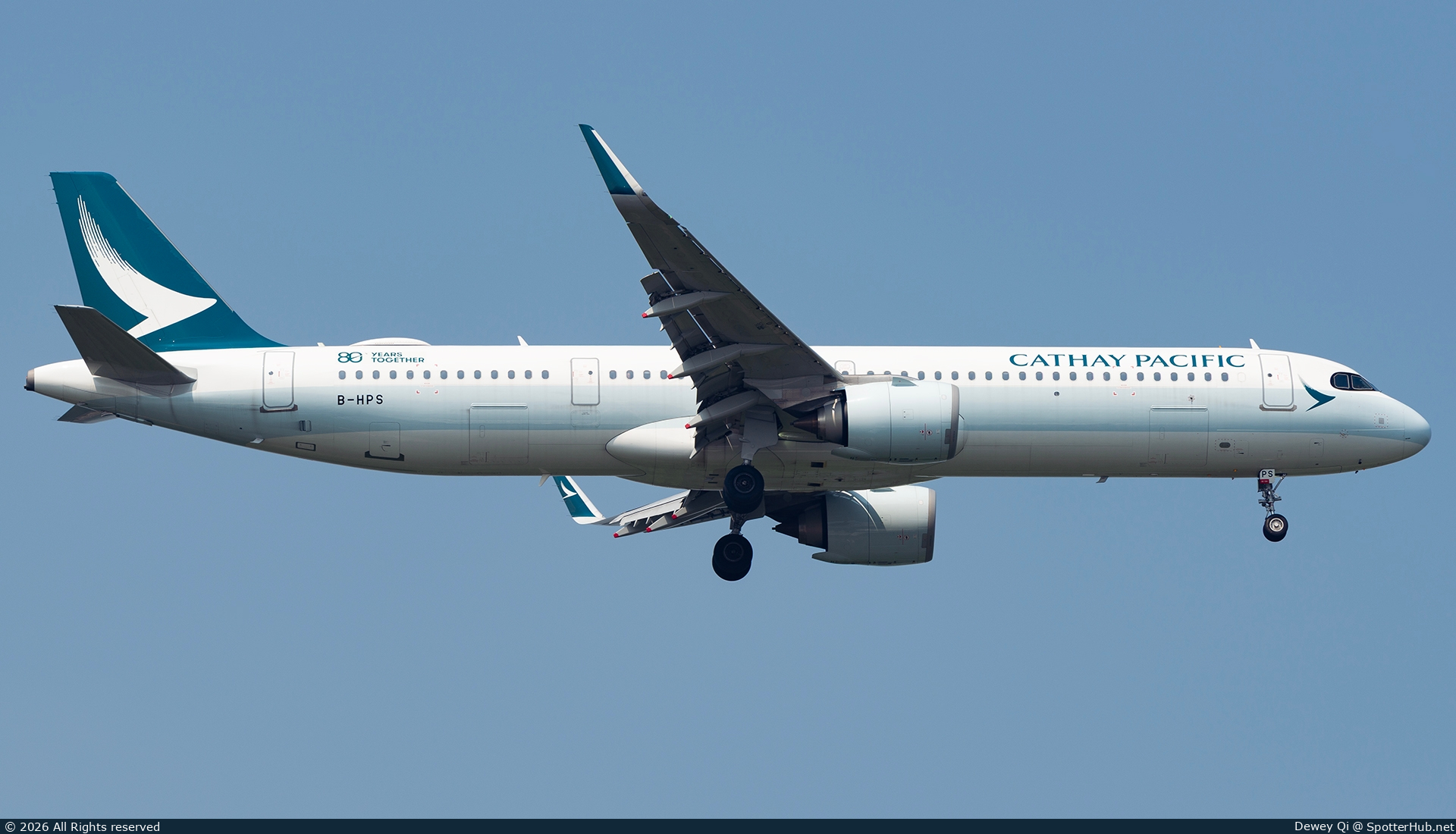 Photo of B-HPS - Airbus A321-251NX operated by Cathay Pacific Airways