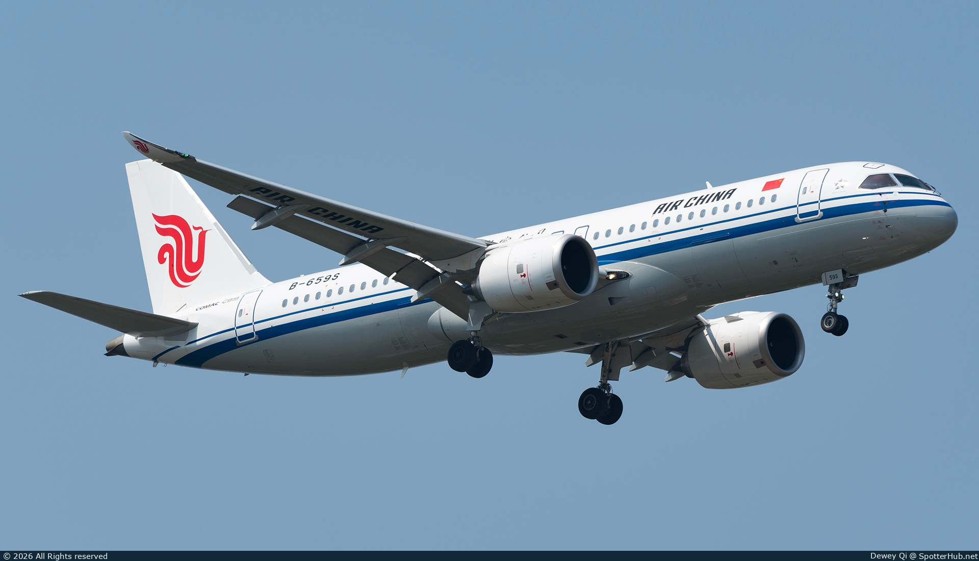 Photo of B-659S - COMAC C919-100ER operated by Air China