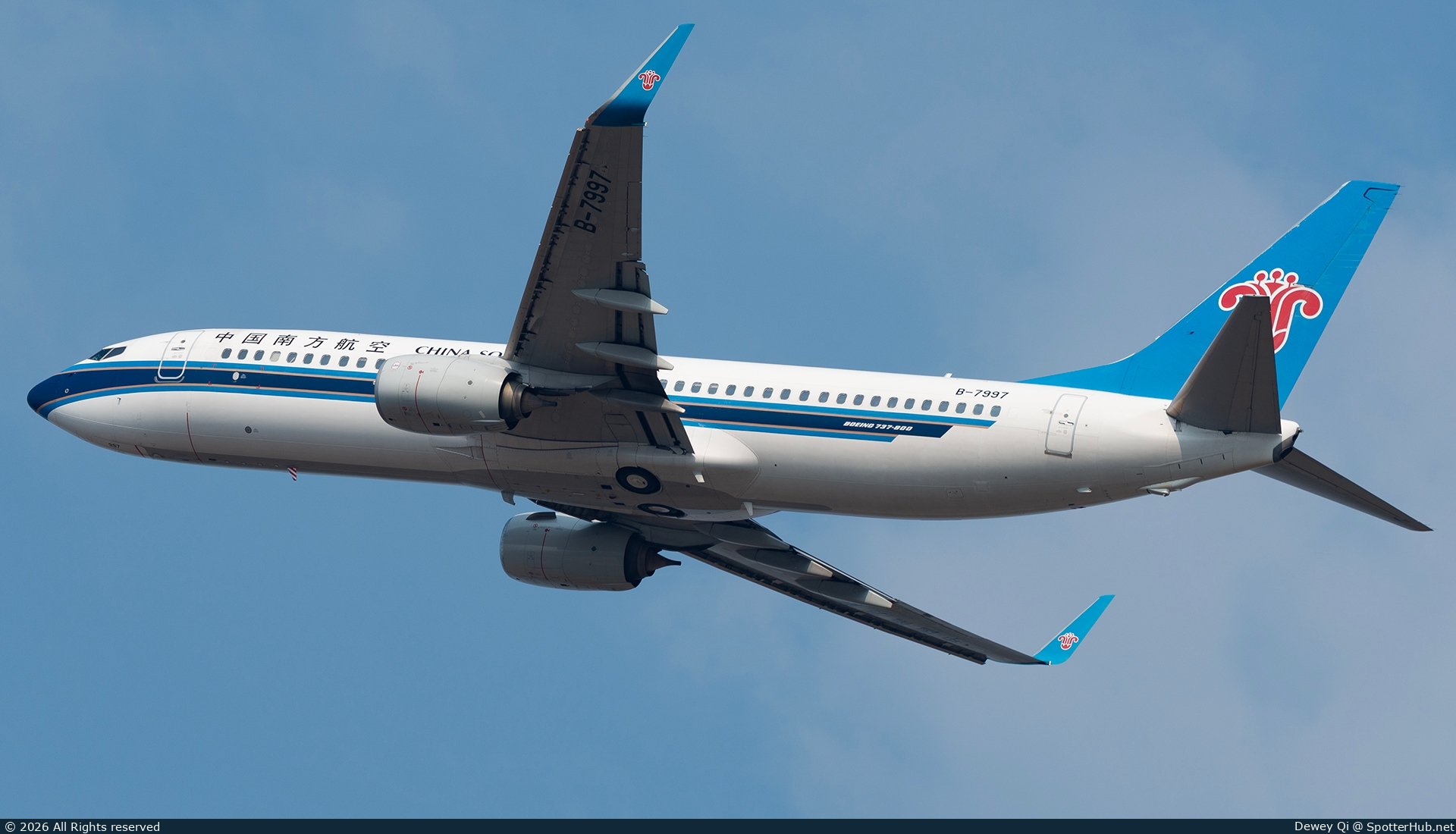 Photo of B-7997 - Boeing 737-81B operated by China Southern Airlines