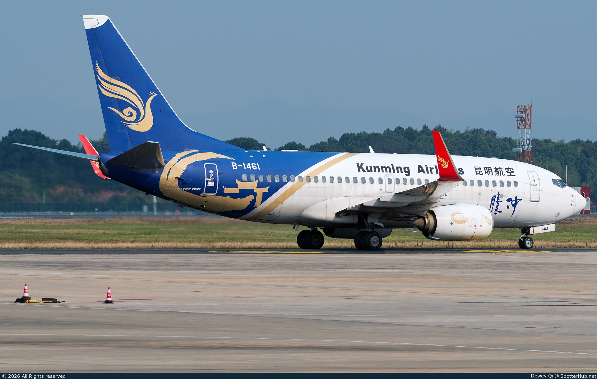 Photo of B-1461 - Boeing 737-7LY operated by Kunming Airlines