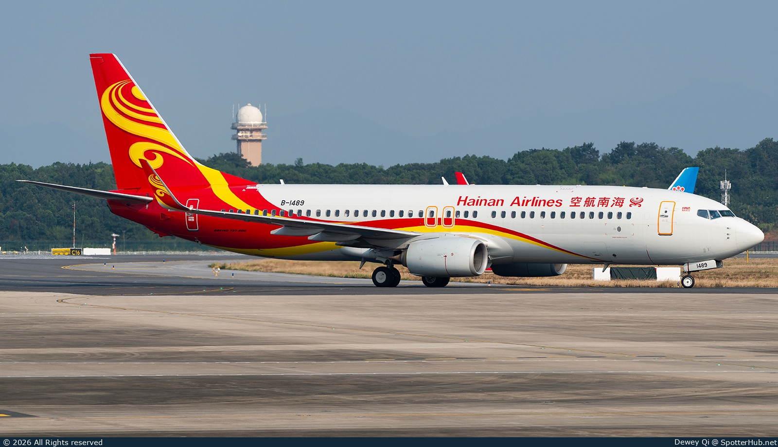 Photo of B-1489 - Boeing 737-84P operated by Hainan Airlines