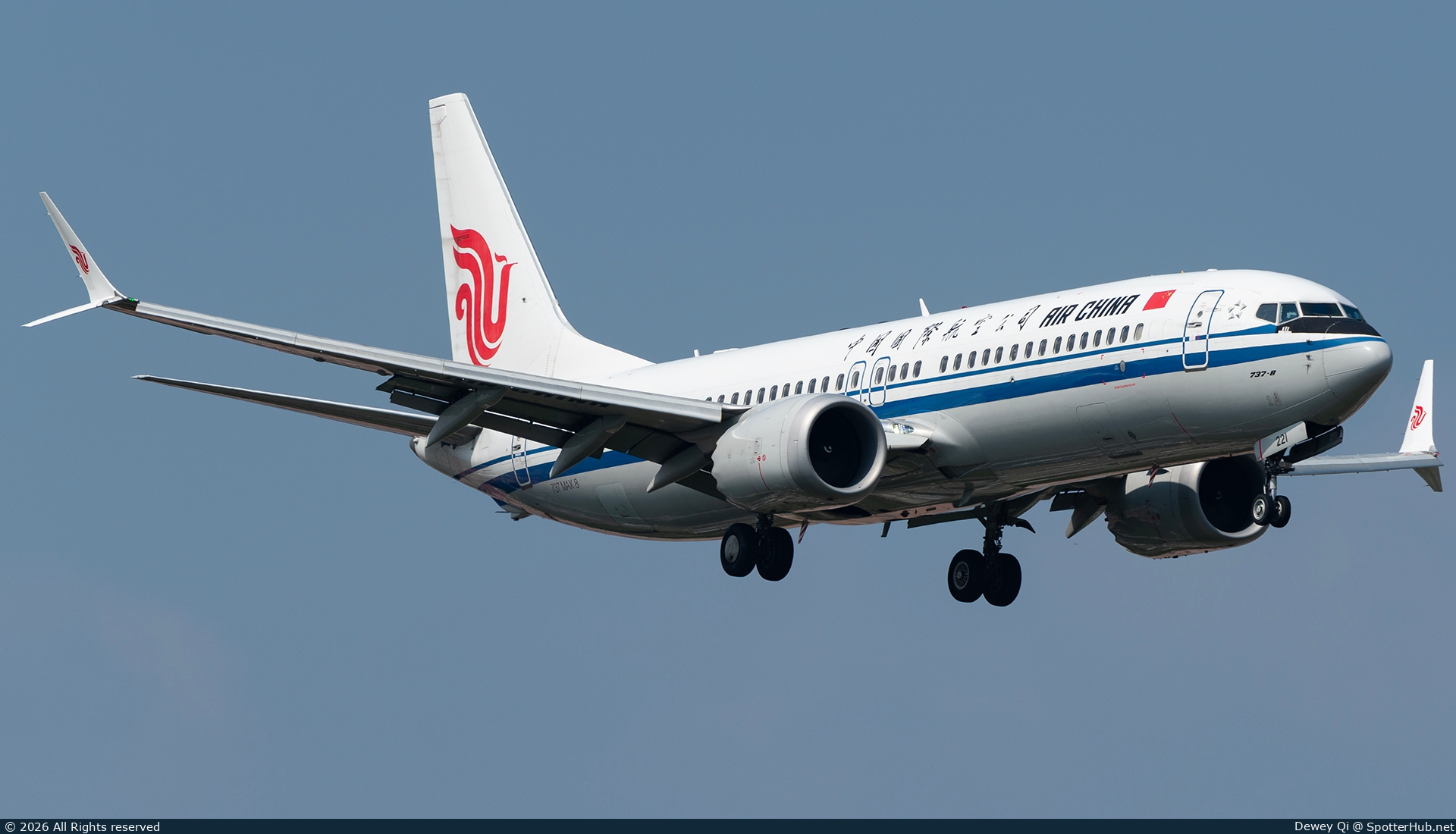 Photo of B-1221 - Boeing 737 MAX 8 operated by Air China