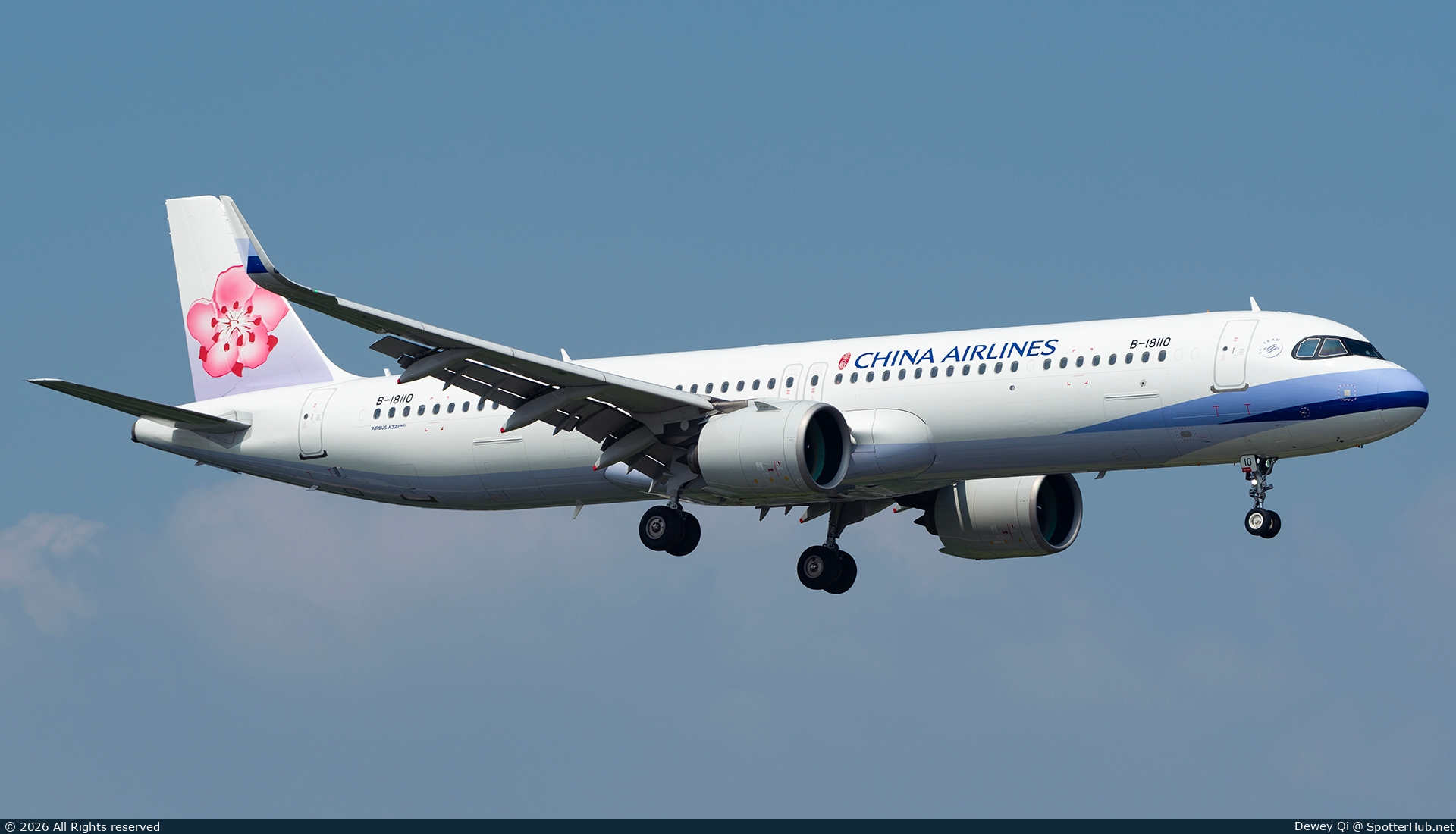 Photo of B-18110 - Airbus A321-271NX operated by China Airlines