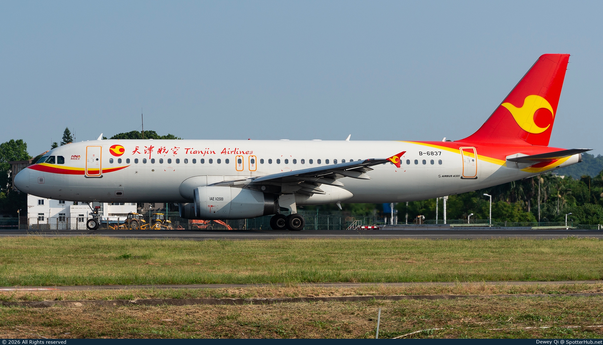 Photo of B-6837 - Airbus A320-232 operated by Tianjin Airlines