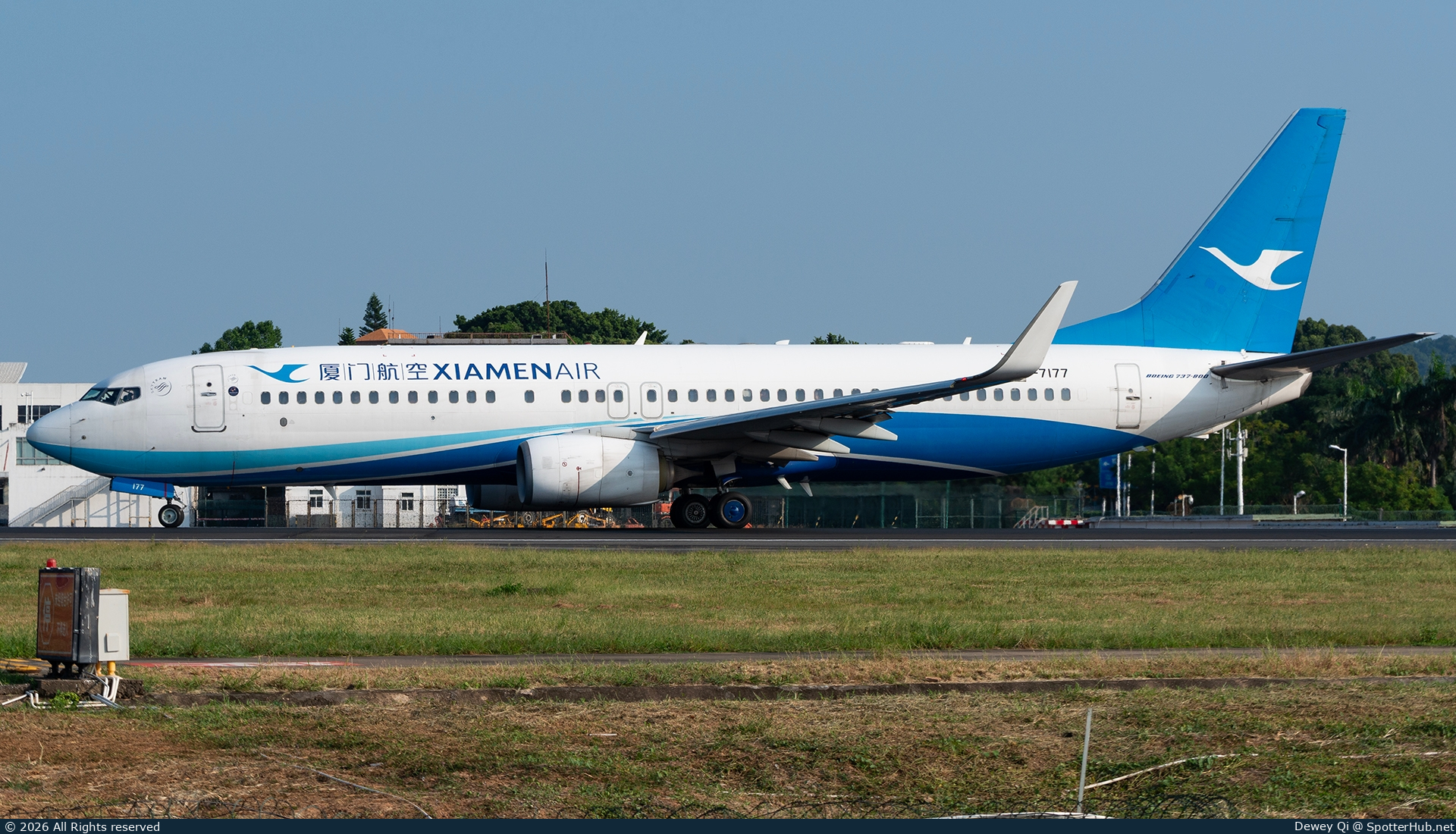 Photo of B-7177 - Boeing 737-85C operated by Xiamen Airlines