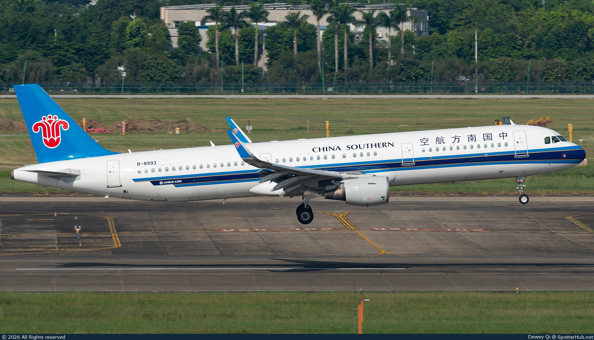 Photo of B-8993 - Airbus A321-211 operated by China Southern Airlines