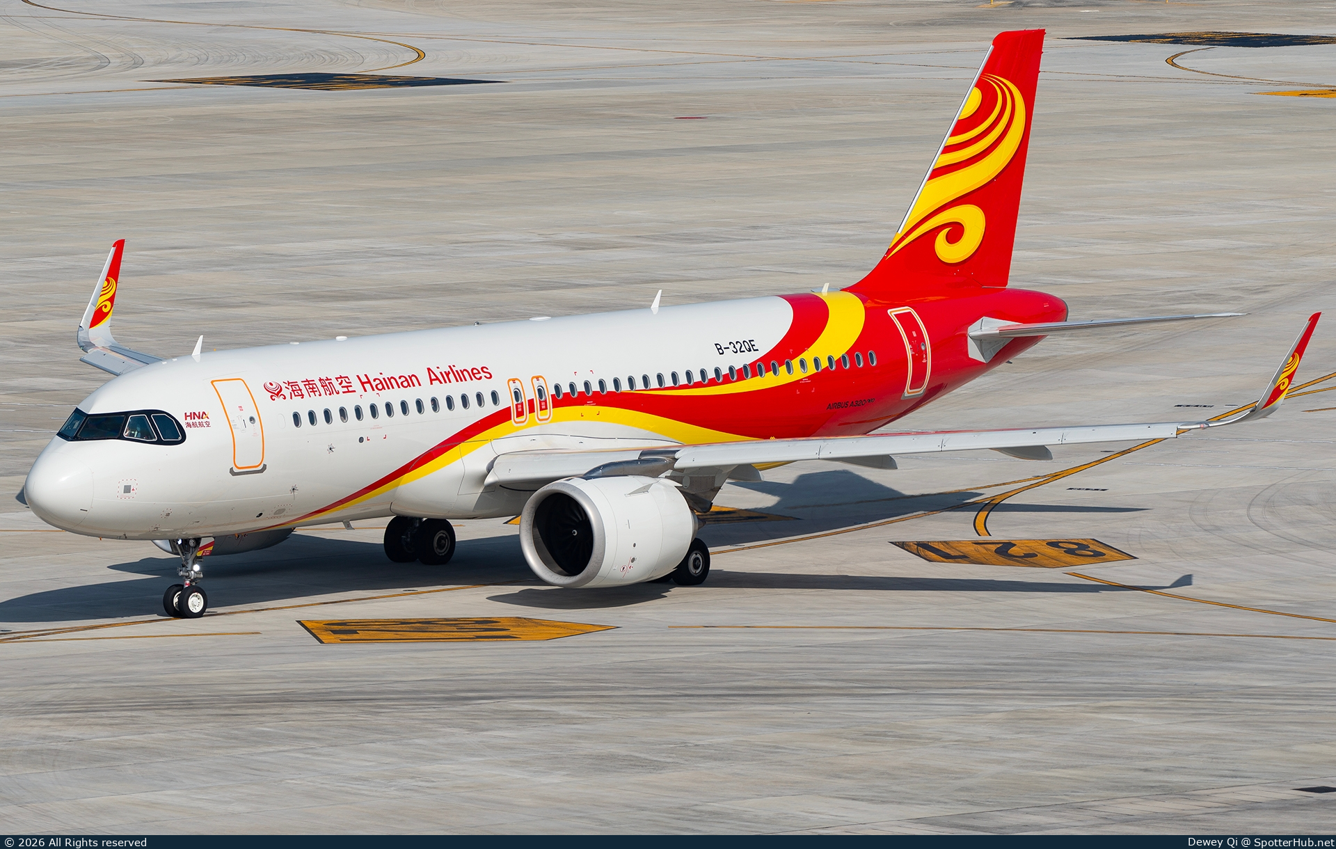 Photo of B-32QE - Airbus A320-251N operated by Hainan Airlines