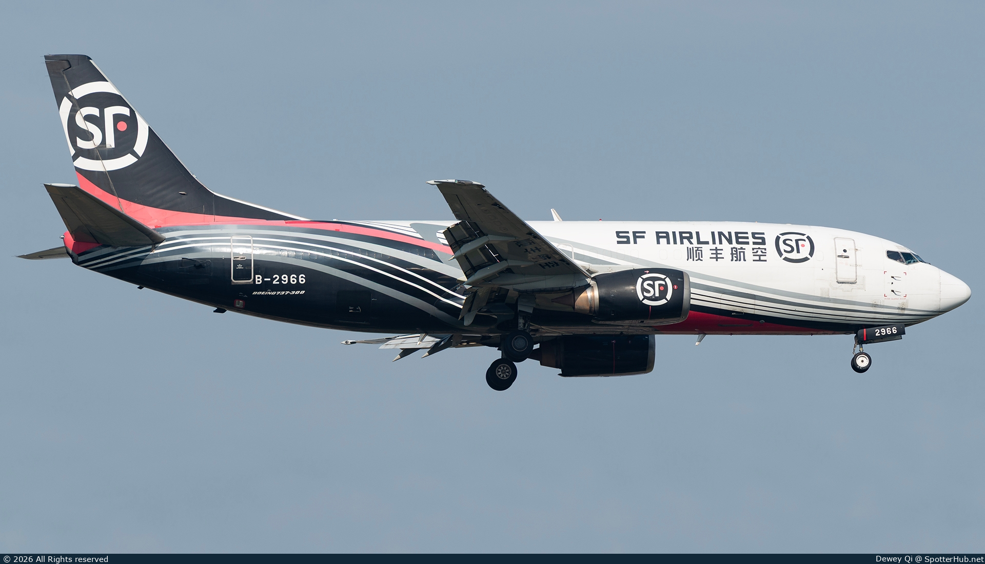 Photo of B-2966 - Boeing 737-33A(SF) operated by SF Airlines