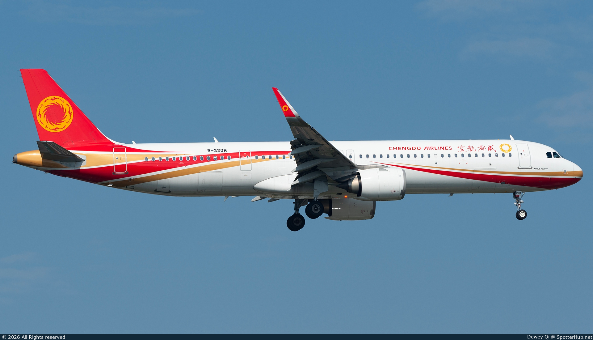 Photo of B-32GM - Airbus A321-251NX operated by Chengdu Airlines