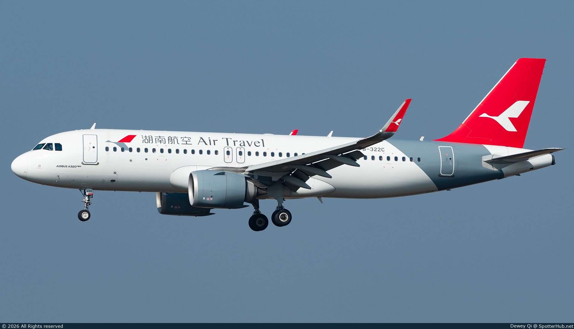 Photo of B-322C - Airbus A320-251N operated by Air Travel