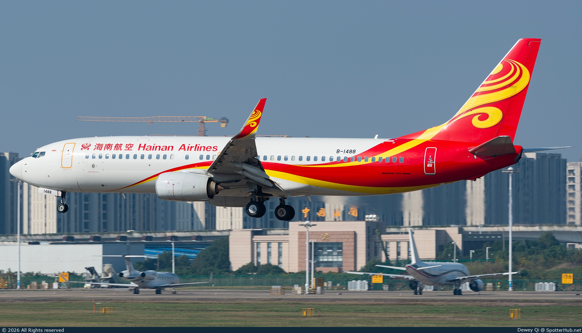 Photo of B-1488 - Boeing 737-86N operated by Hainan Airlines