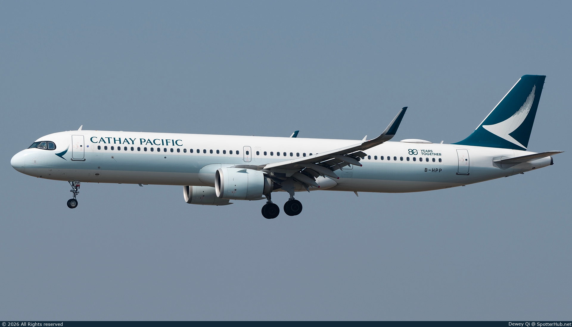 Photo of B-HPP - Airbus A321-251NX operated by Cathay Pacific Airways