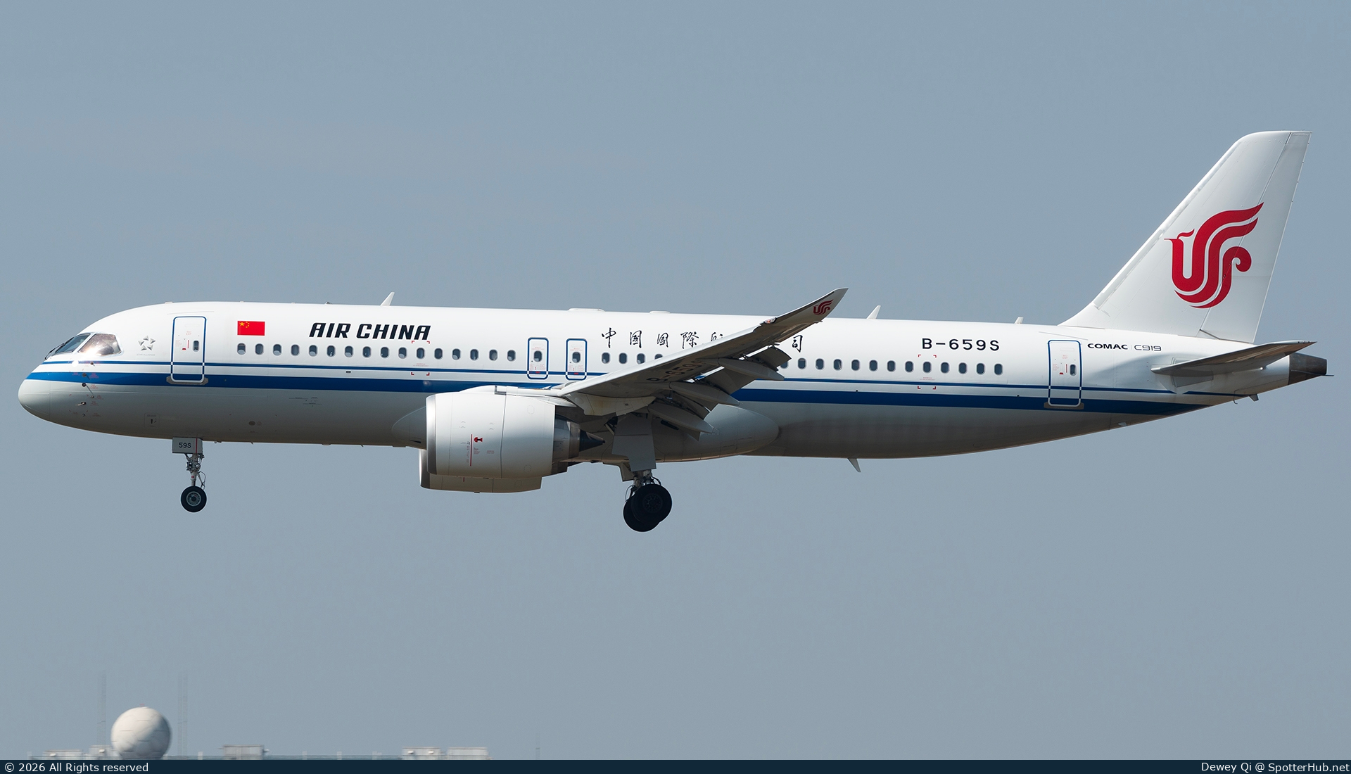 Photo of B-659S - COMAC C919-100ER operated by Air China