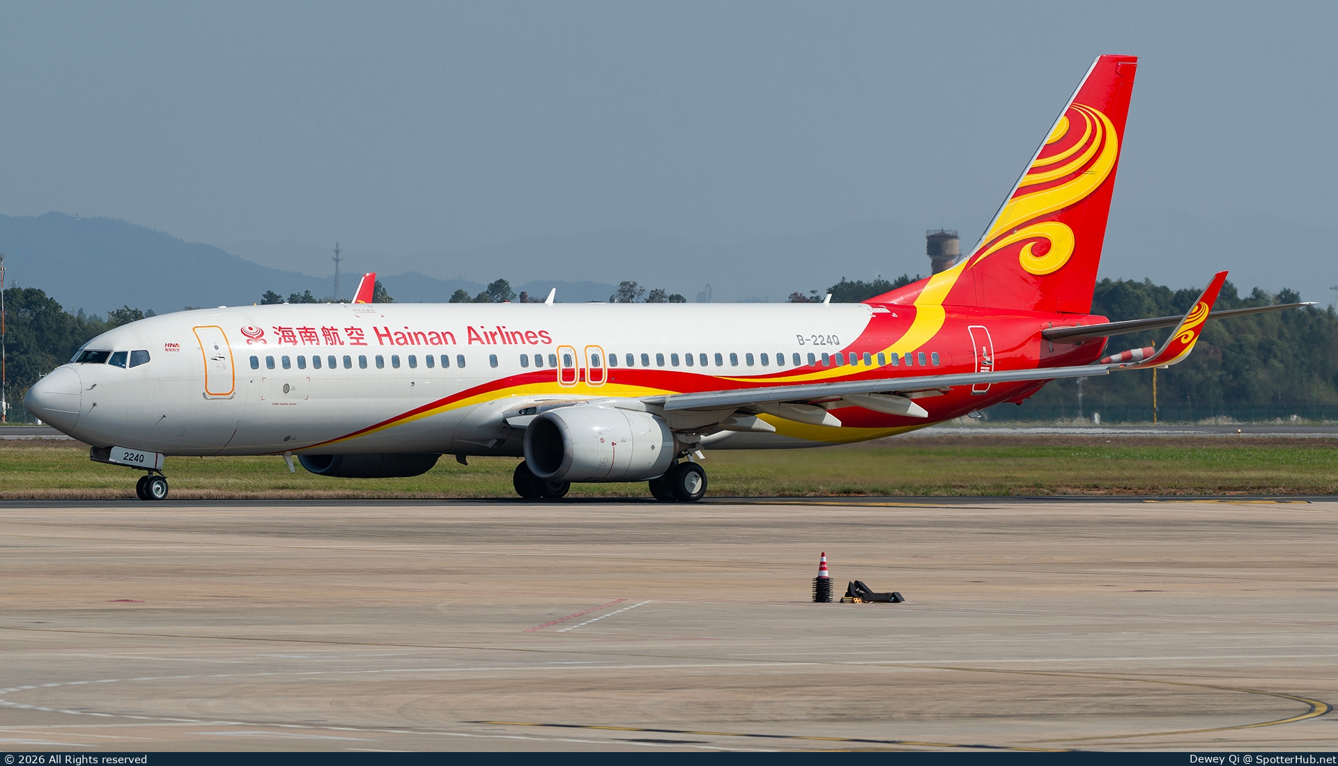 Photo of B-224Q - Boeing 737-86N operated by Hainan Airlines