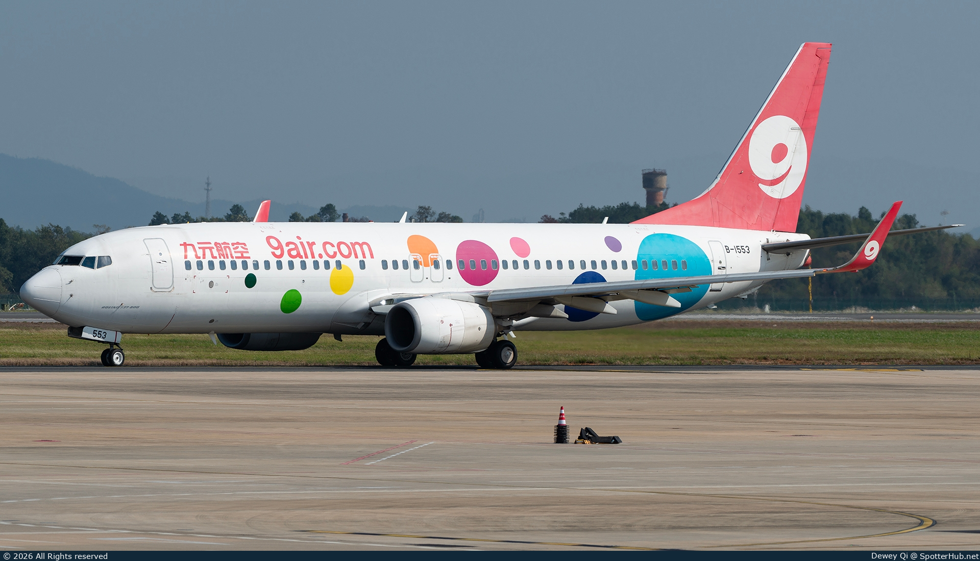 Photo of B-1553 - Boeing 737-86X operated by 9Air