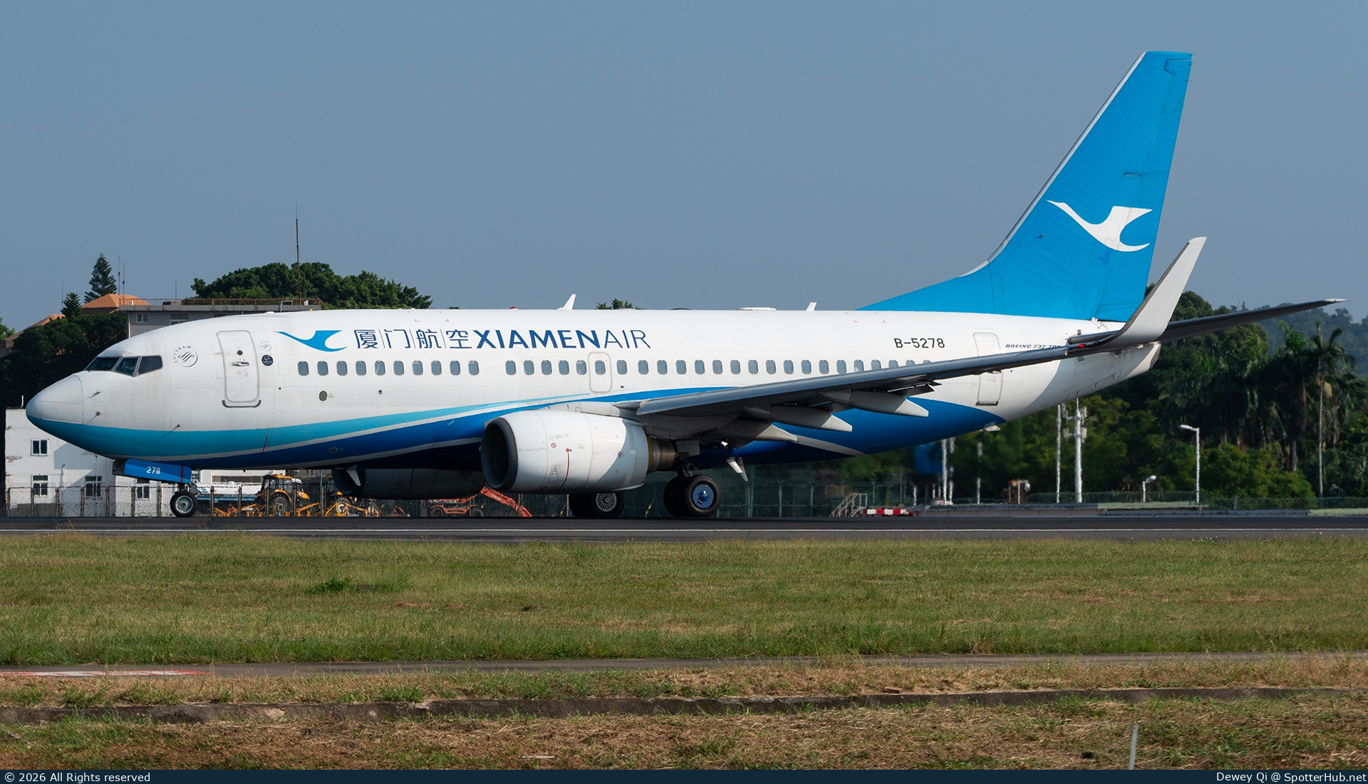 Photo of B-5278 - Boeing 737-75C operated by Xiamen Airlines