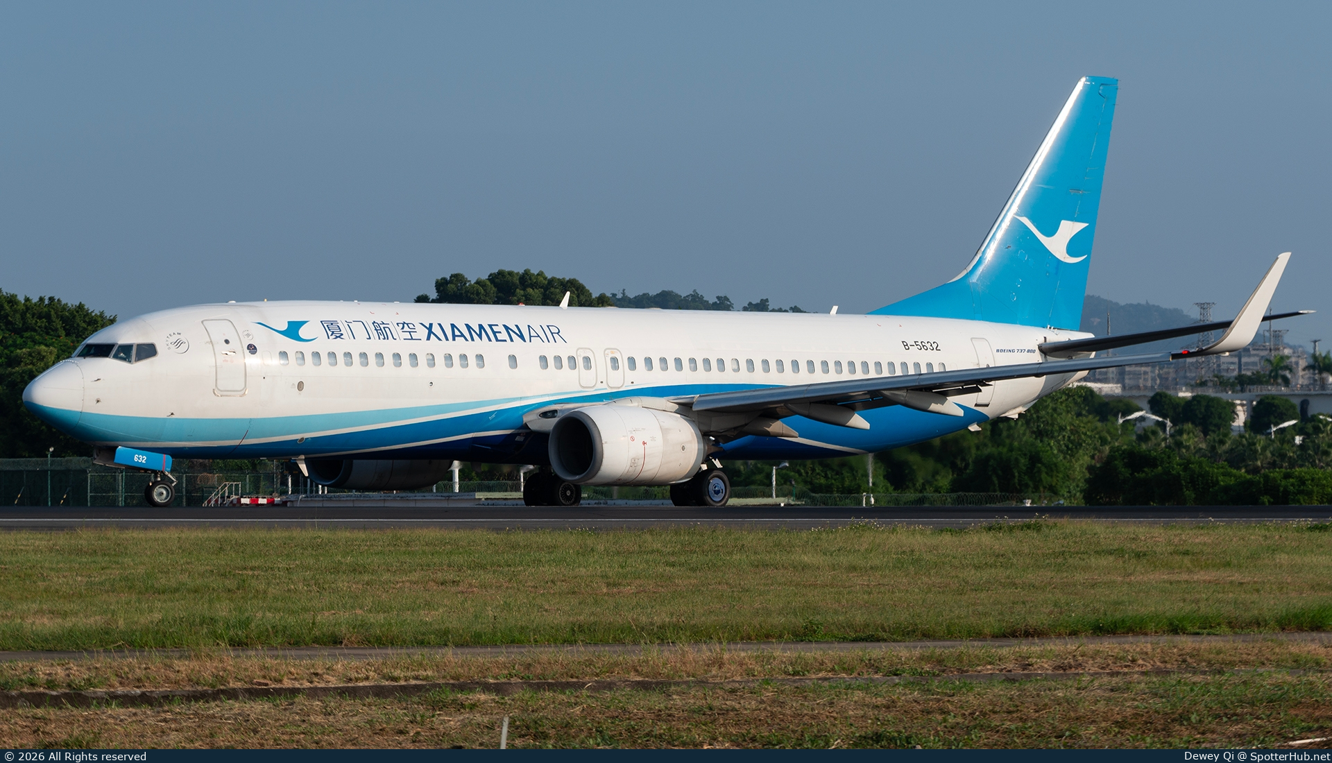 Photo of B-5632 - Boeing 737-85C operated by Xiamen Airlines