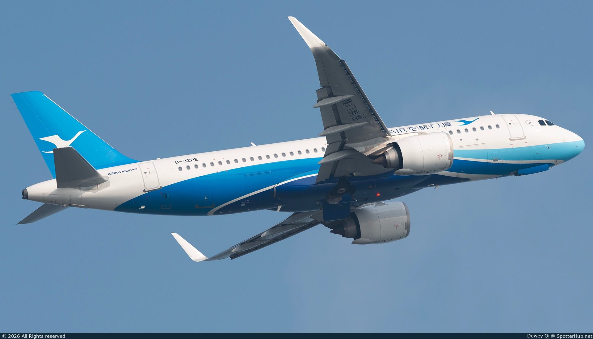 Photo of B-32PE - Airbus A320-251N operated by Xiamen Airlines