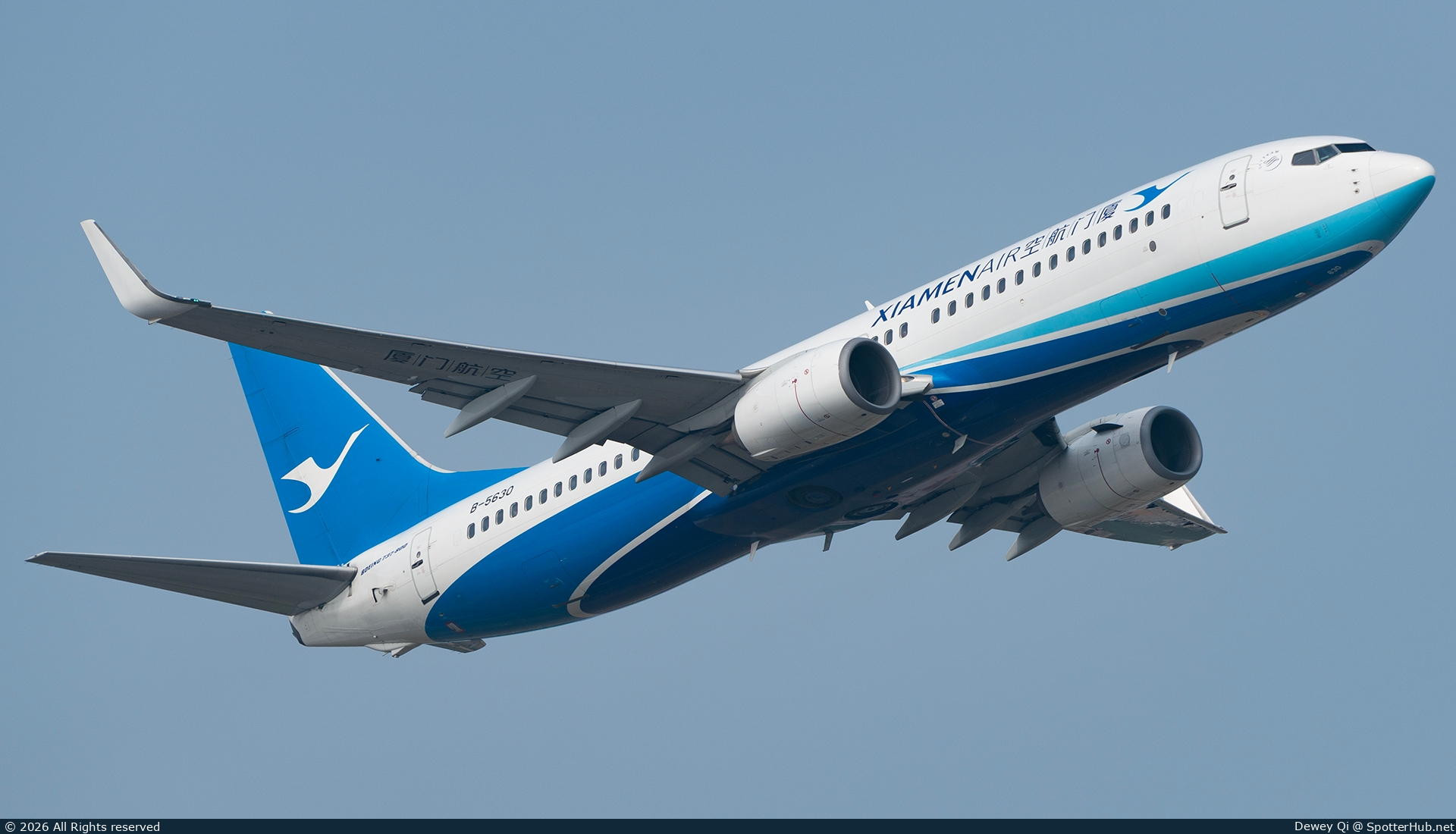 Photo of B-5630 - Boeing 737-85C operated by Xiamen Airlines